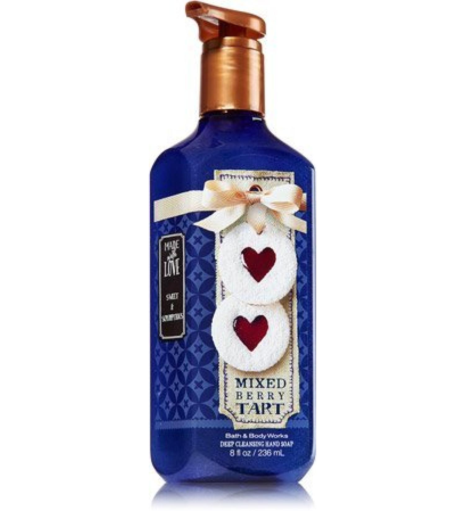 Bath and Body Works (1) Mixed Berry Tart Deep Cleansing Hand Soap 8 oz.