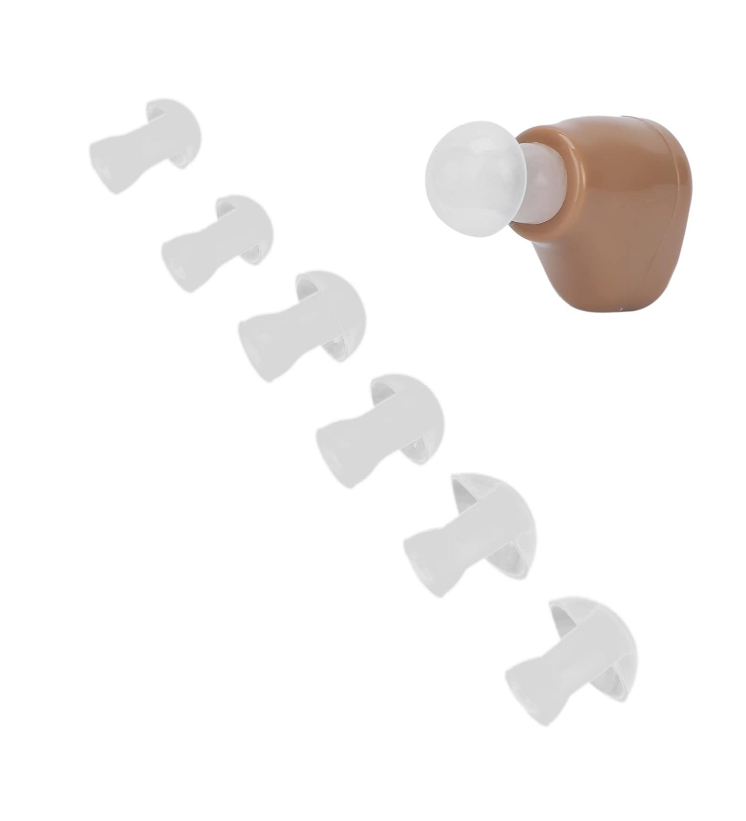 6 Pack Silicone Hearing Aid Ear Plugs - Universal Size Replacement Buds (L/M/S) for Comfort & Enhanced Hearing - Buy Online on GoSupps.com