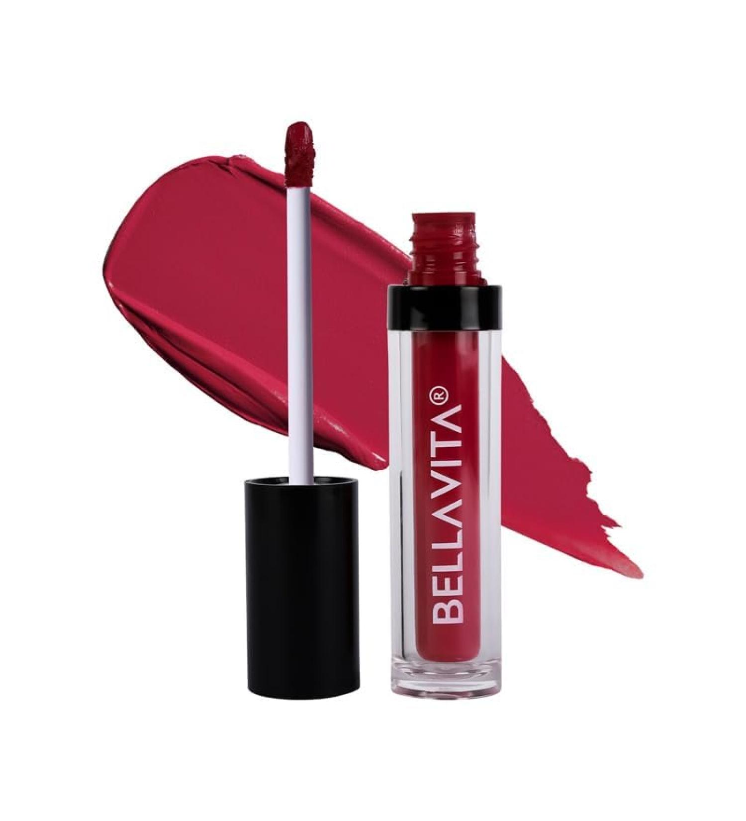 Love Earth Organic KissProof Liquid Lipstick 38ml 18 hours stay Transferproof Lipstick Long lasting Ultra Matte Finish Intense Hydration Waterproof Liquid Lipstick for Women Cherry - Buy Online on GoSupps.com