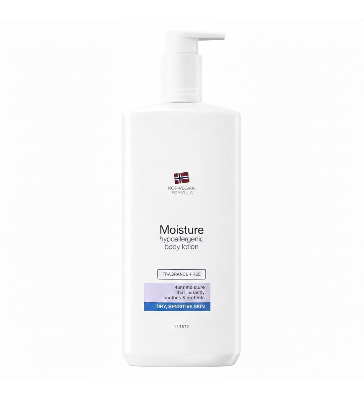 N UT.R0G N Norwegian Deep Moisture Body Lotion | Hypoallergenic Fragrance-Free Formula | 48hr Hydration for Dry & Sensitive Skin | Instantly Soothes Protects & Restores Skin Comfort | 13.52 Floz - Buy Online on GoSupps.com