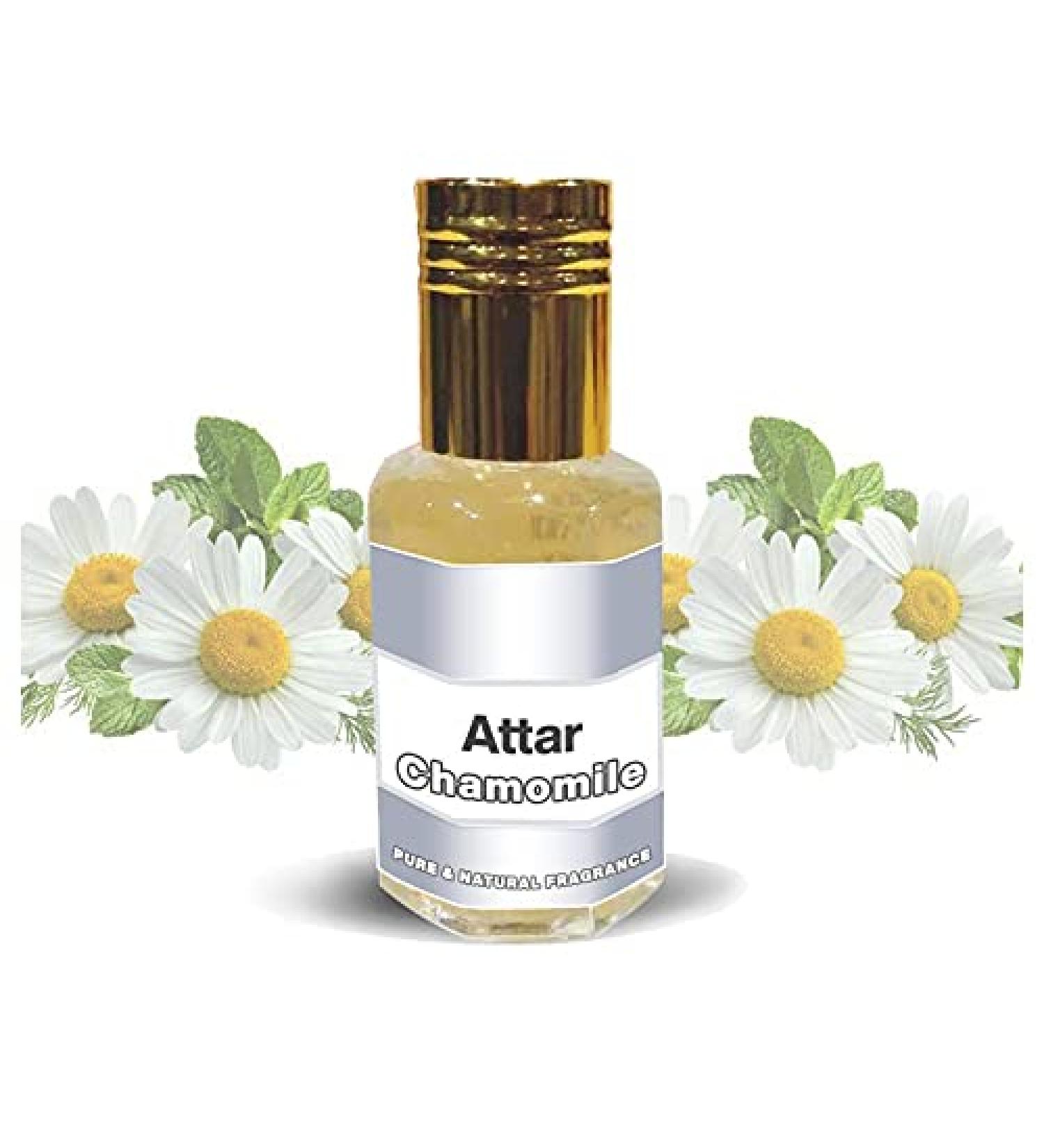 Vishaka Arts Chamomile Attar/Pure Chamomile Perfume Fragrance Roll On (50 Milliliters)