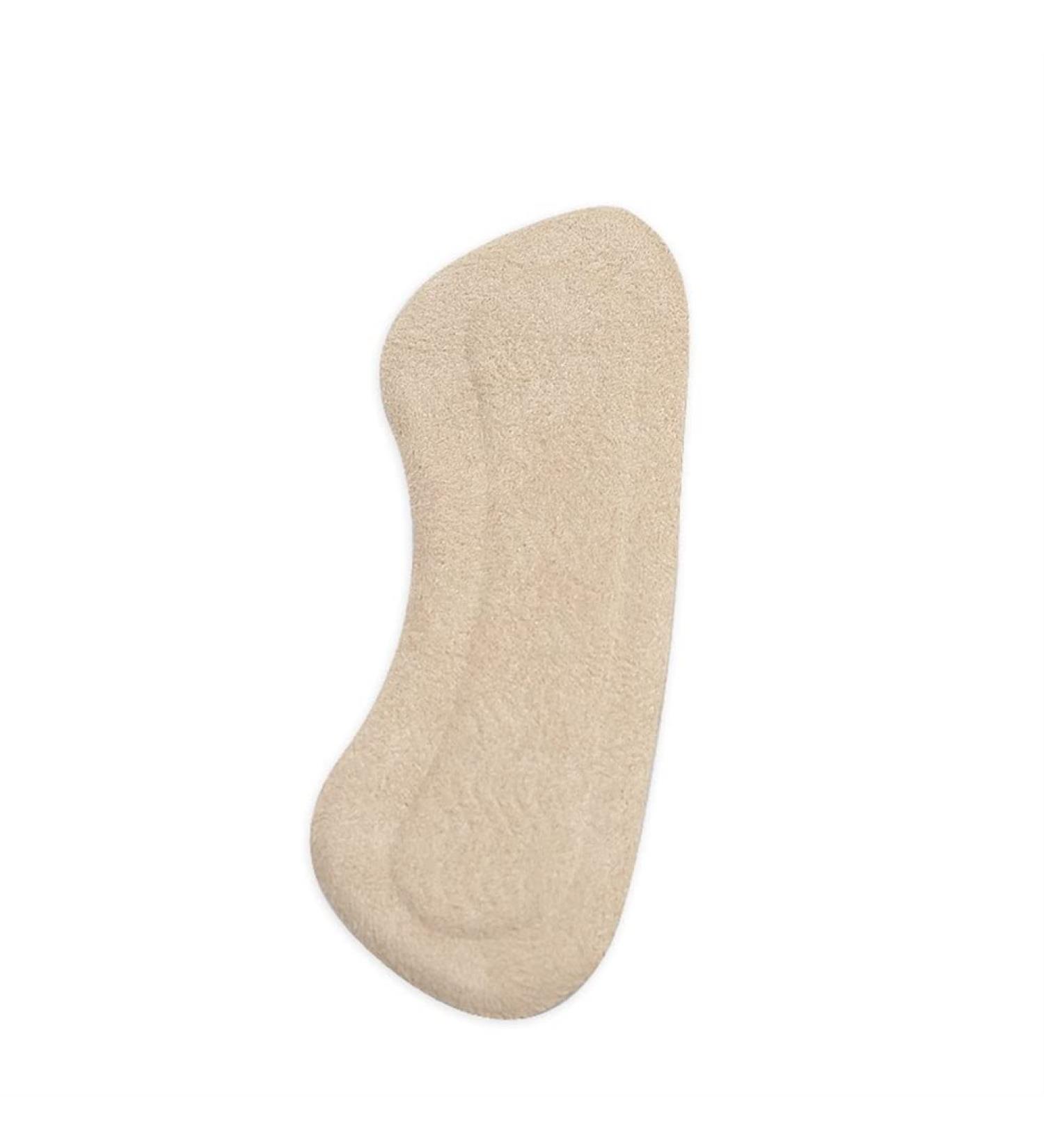 Premium GEL Shoe Heel Liner Protectors for Women | Self-Adhesive Anti-Wear for Plantar Fasciitis & Cracked Heels (Flannel Apricot Small) - Shop Internationally - Buy Online on GoSupps.com