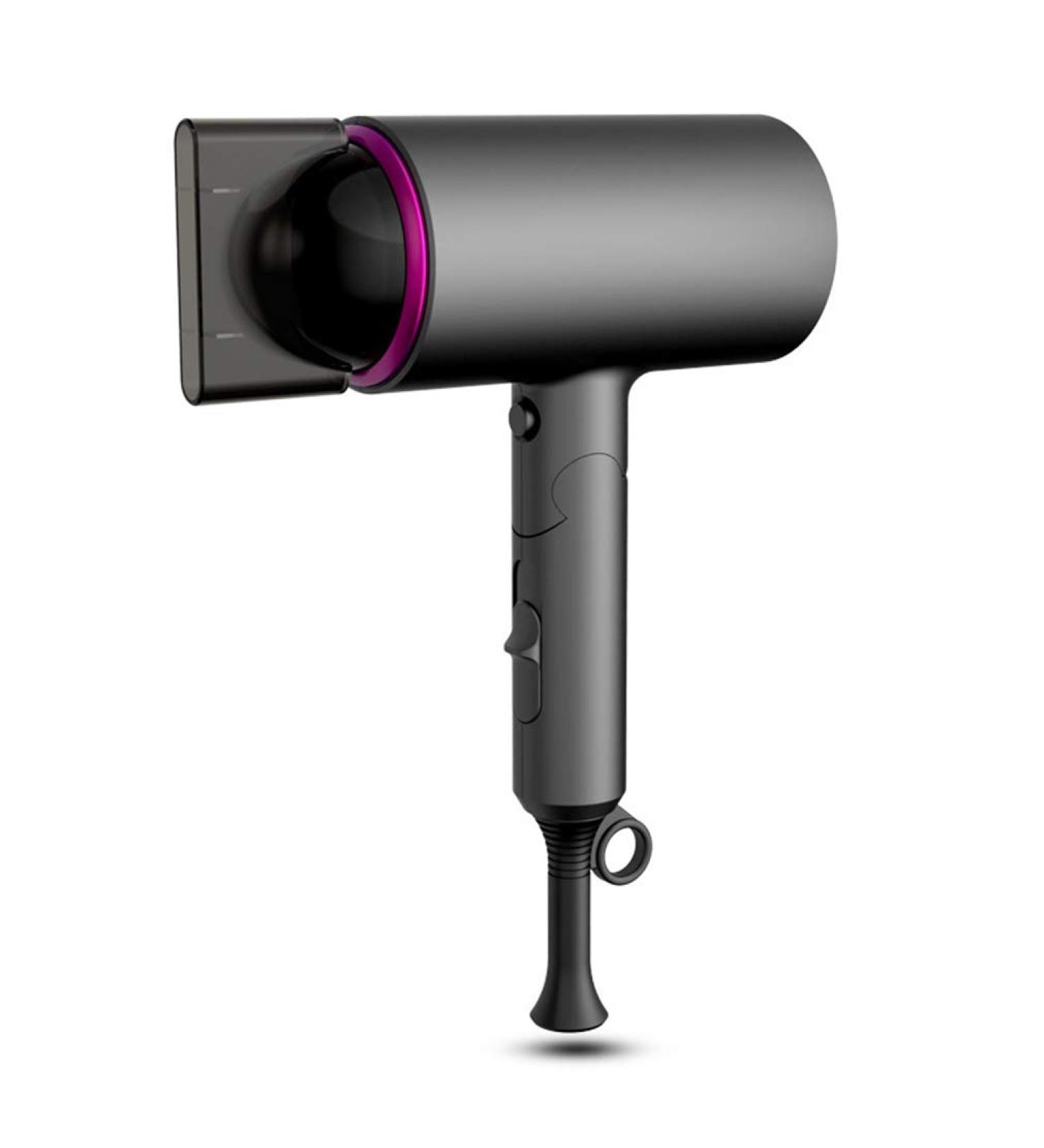 Hair Dryer Professional Ionic Hairdryer 1400W Blow Dryers 3 Heat Low Noise DC Motor with Hair Nozzle and Adapter Folding Hairdryer Powerful Hair Dryer Portable Travel Fast Drying Hair Lightweight - Buy Online on GoSupps.com