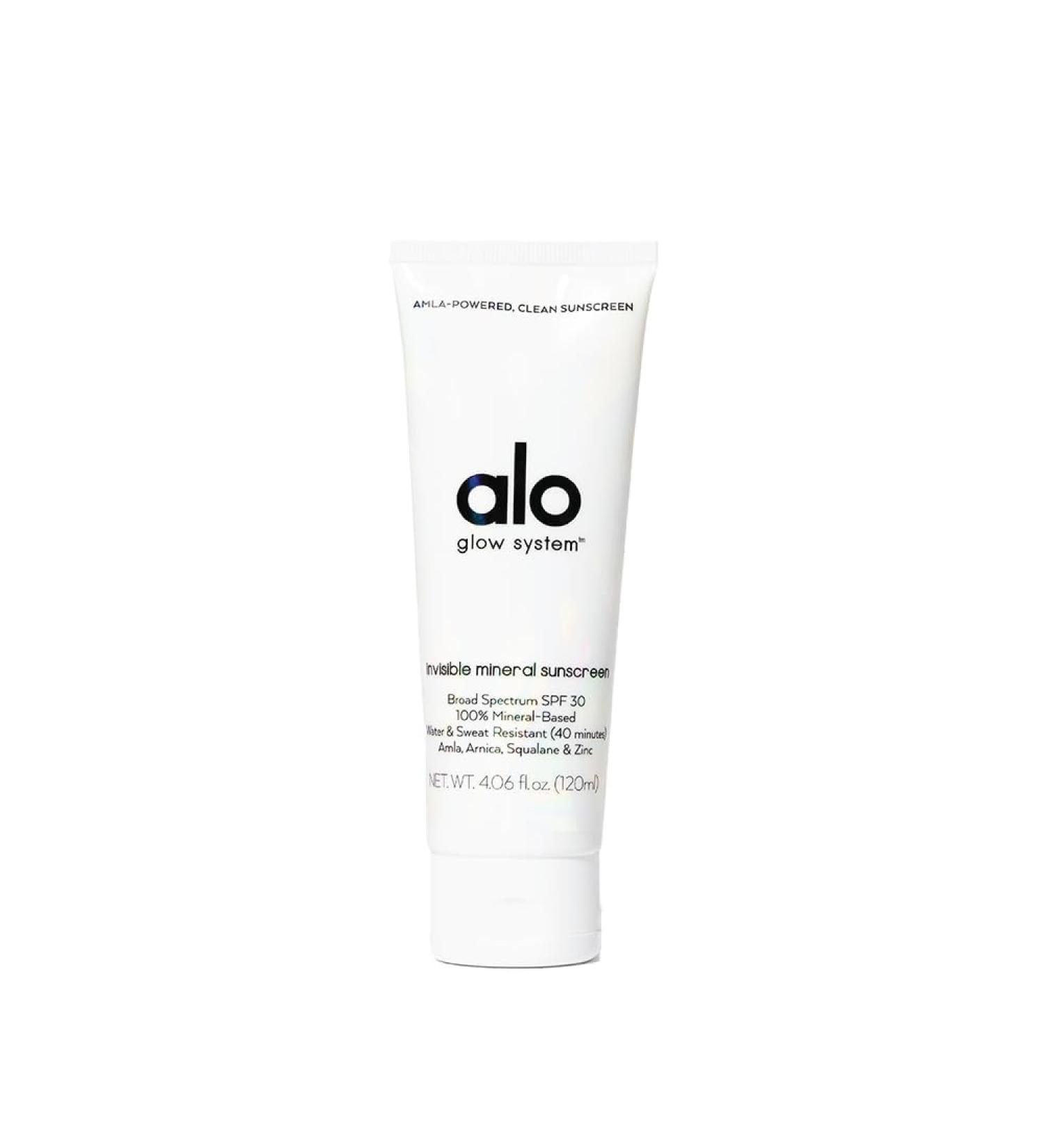 Alo Invisible Mineral Body SPF 30 - 100% Invisible Zinc Glow-Boosting Amla Water-Resistant UV Protection - 4 Oz | International Shipping - Buy Online on GoSupps.com