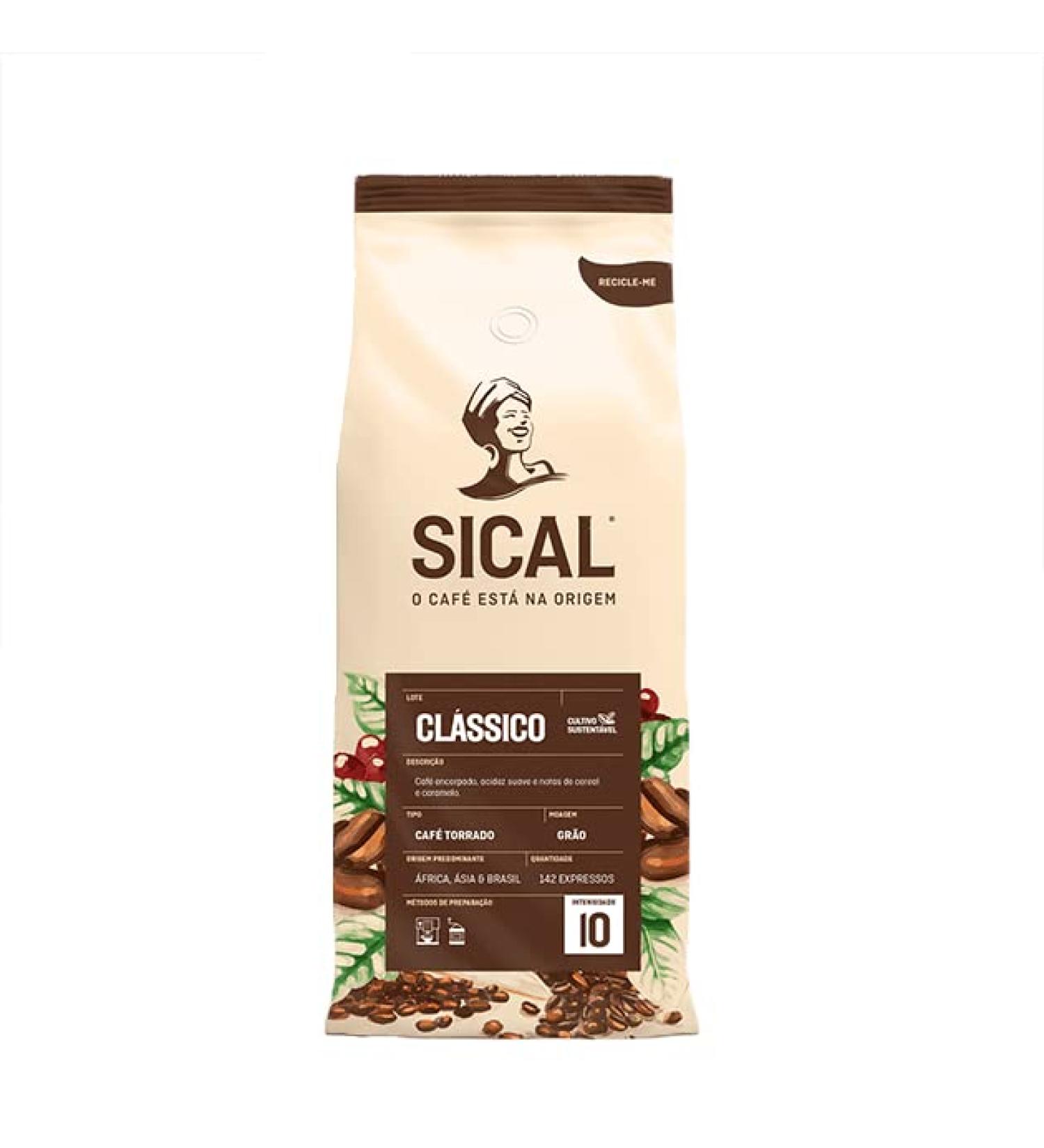 Sical 5 Stars Delicious Portuguese Roasted Coffee Beans 1Kg (x2 bags 2Kgs) - Buy Online on GoSupps.com