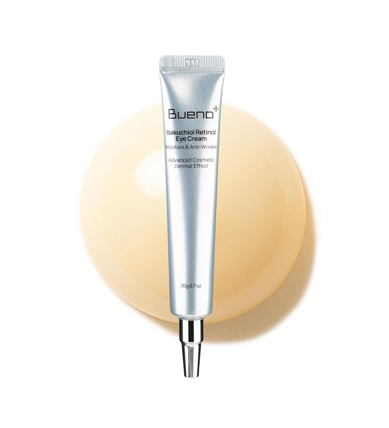 Bueno+ Bakuchiol Retinol Eye Cream 0.7 fl.oz (20g) | Eye Cream for Dark Circles Puffiness & Wrinkles - Buy Online on GoSupps.com