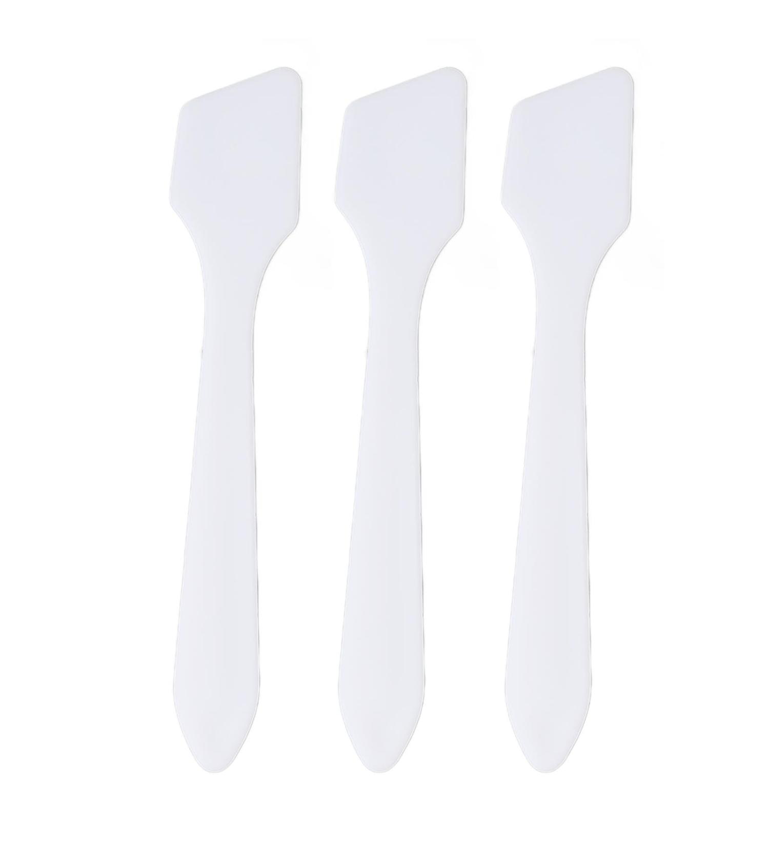 3pcs Facial Cream Mask Spatula Set Professional Multipurpose Beauty Skin Care Plastic Cosmetic Spatula Applicator for Applying Face Creams Eye Creams Body Lotions - Buy Online on GoSupps.com