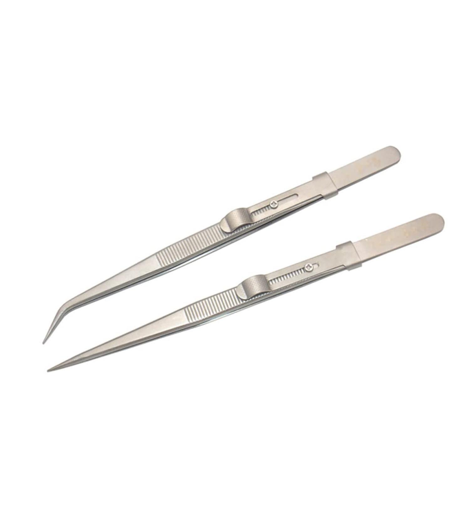 minkissy 1pc Set Pointed Repair Cardmaking Electronics Jewelry Diamond Jewelry Kit Multifunctional Tweezer Lengthen Steel Work 16*1cm Picture 1 - Buy Online on GoSupps.com
