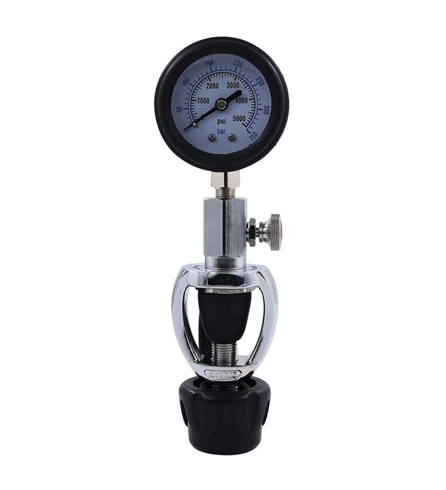 Extralife Scuba Diving Yoke Tank Pressure Checker - 5000/350 BAR - Diving Accessories - Buy Online on GoSupps.com