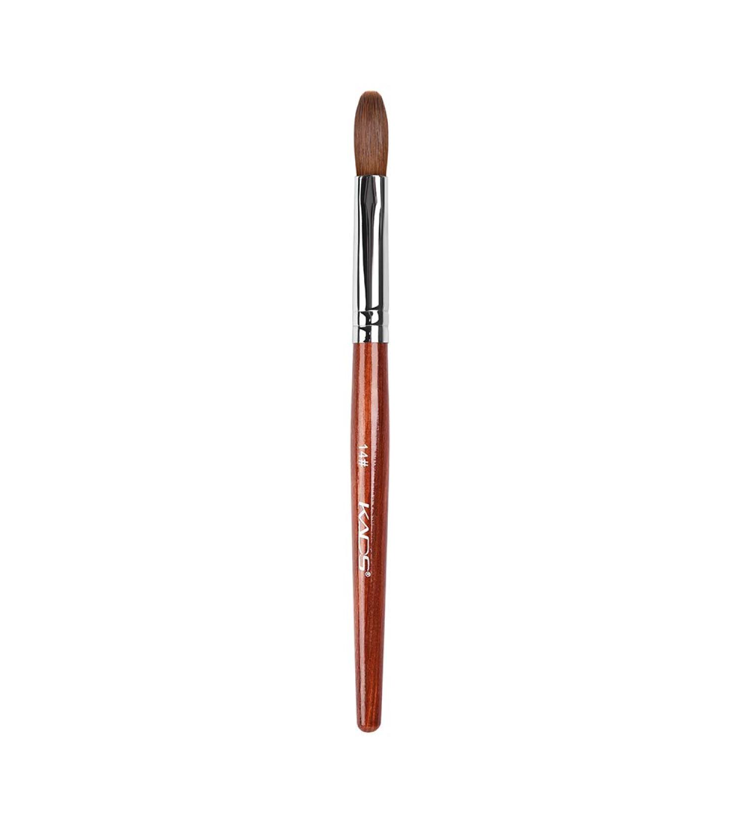 Rolabling Kolinsky Sable Acrylic Nail Art Brush - Professional Red Wooden Handle (Size 14) - Buy Online on GoSupps.com