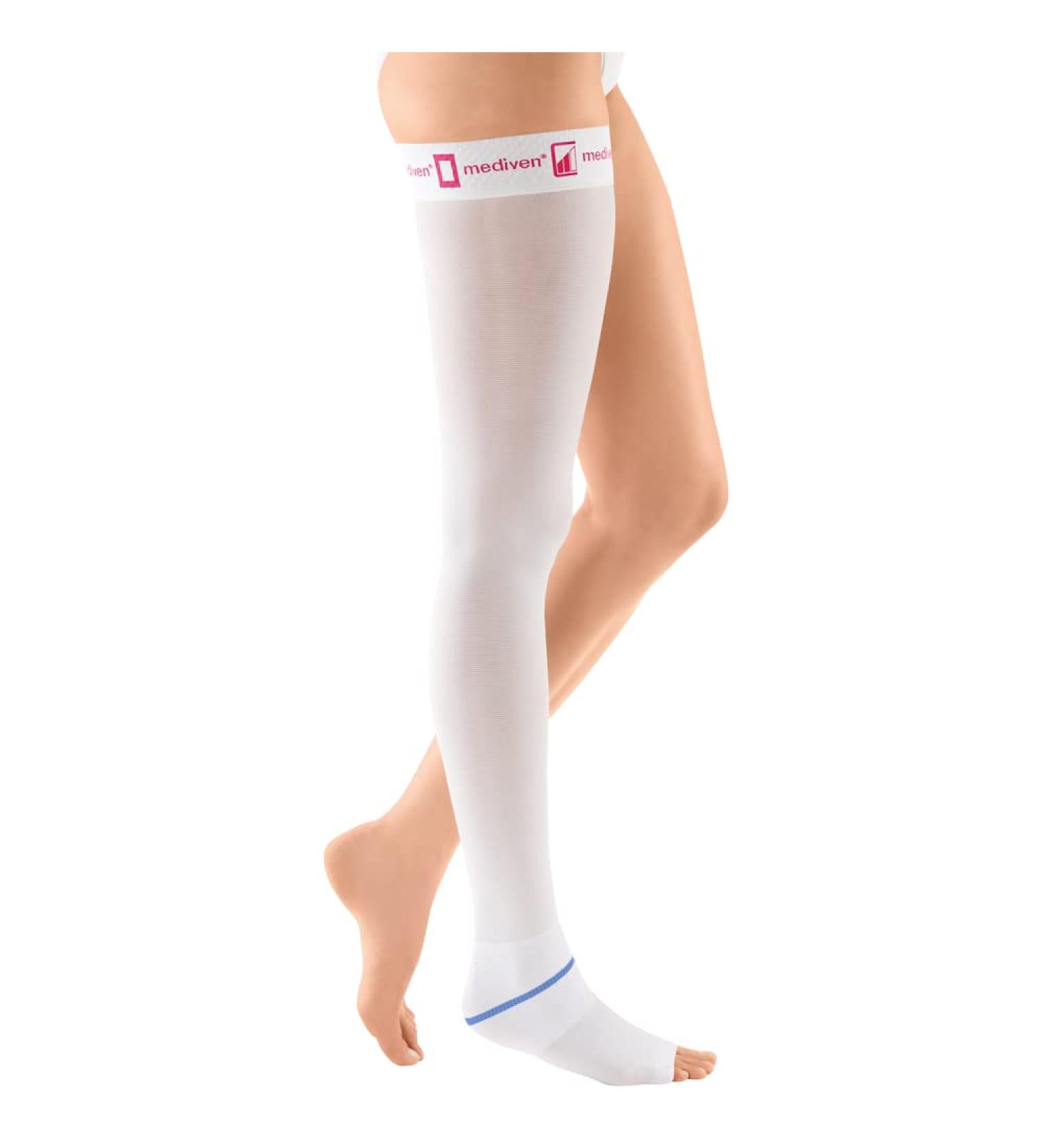 Medi Medive Struva 23 Clinical compression stocking |STIPTIONS |Multiple usable |Schenkelstrumpf |Size: I |With a nobbing ligament |White