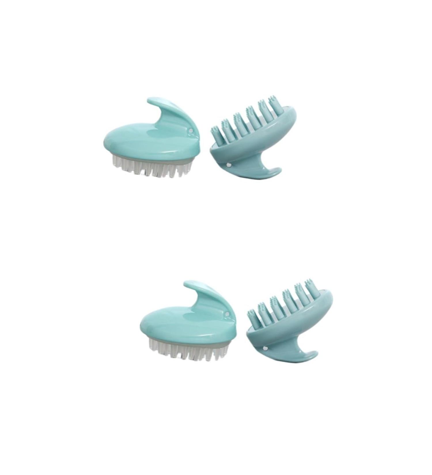 Frcolor 4 Piece Hair Scalp Shampoo Brushes | Scalp Massage Devices for Hair Washing & Skin Care - Buy Online on GoSupps.com