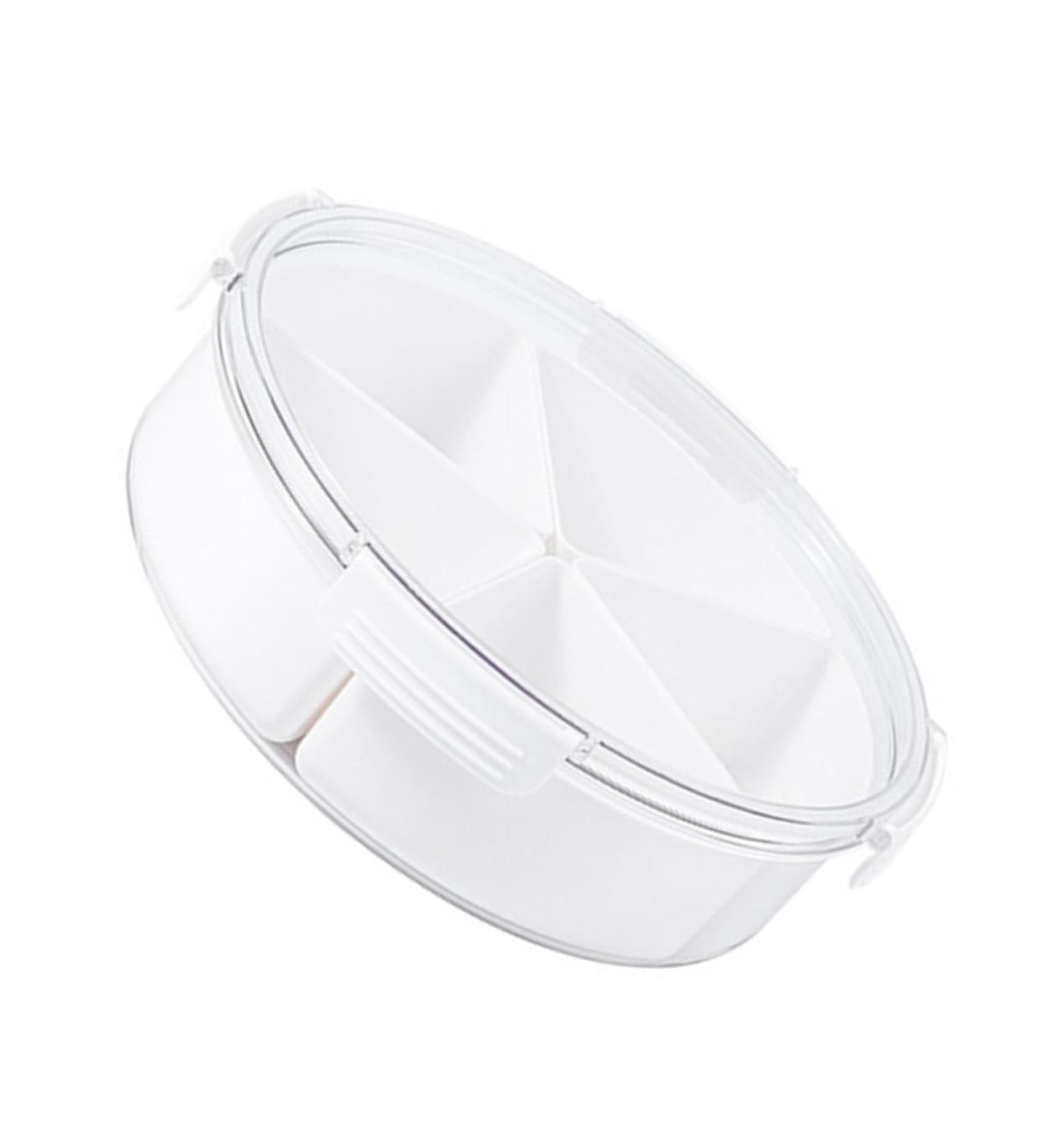 Alipis Dried Fruit Plate Lunchbox Vegetable Platter Kid Snack Serving Tray Candy Case Fruit Tray Household 26X7.5CM White - Buy Online on GoSupps.com