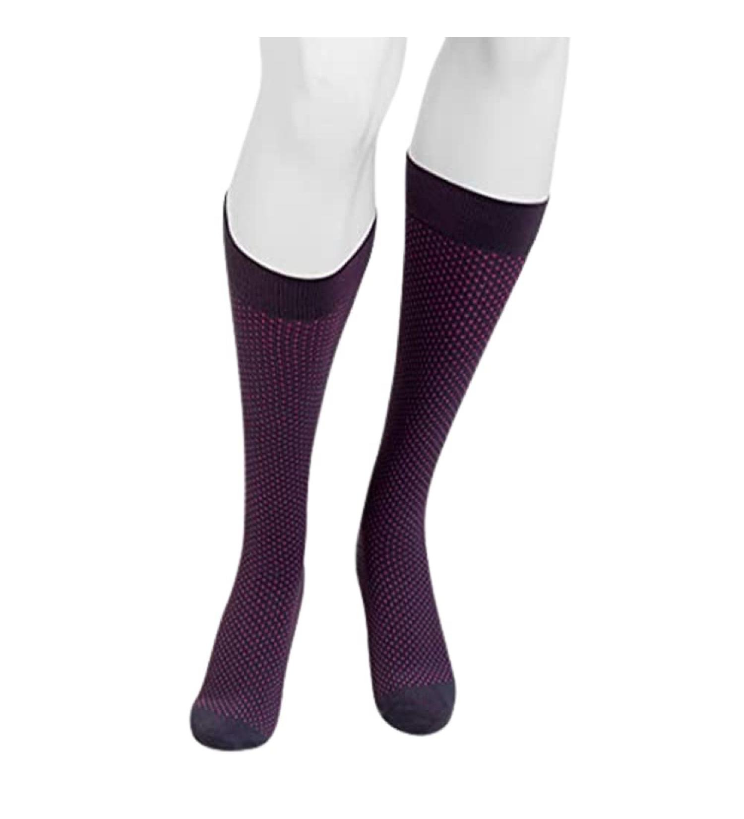Juzo Power Vibe Premium Compression Socks 15-20 mmHg for Men & Women - Cool Dot Small - International Shipping Available - Buy Online on GoSupps.com