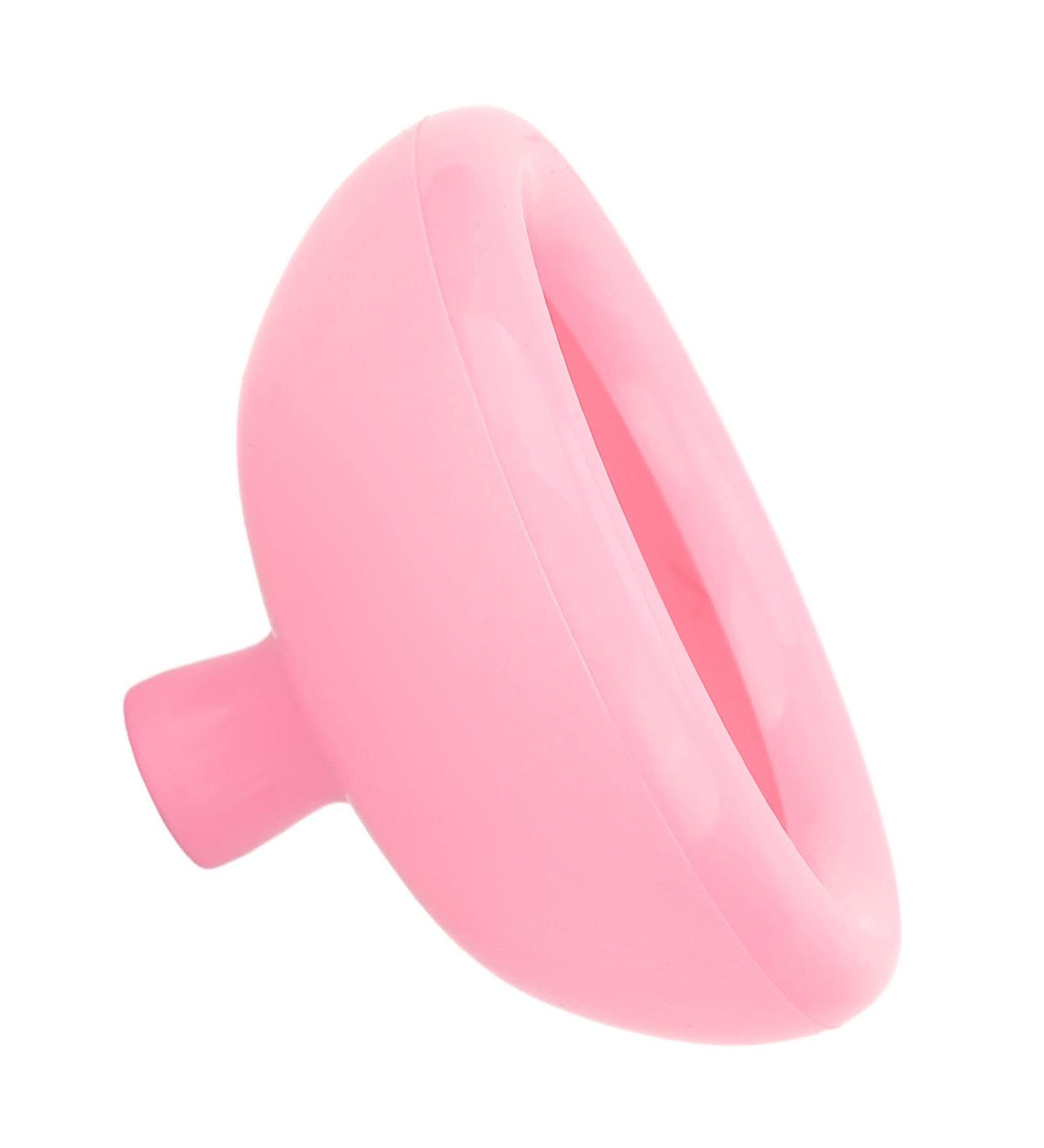 Silicone Palm Breast Percussion Cup Effective Mucus Remover & Physiotherapy Tool for Ejection Problems (Pink) - Buy Online on GoSupps.com