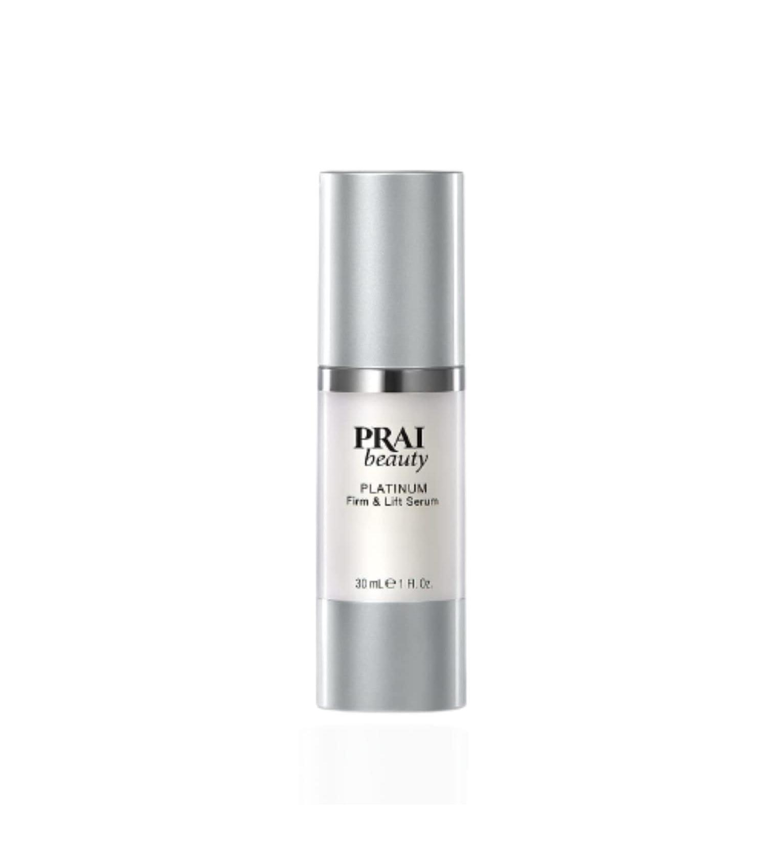 PRAI BEAUTY Platinum Firm & Lift Creme - Night Serum treatment with Anti-gravity Technology Skin-lifting peptides Natural Plant Oils and Precious Platinum for smoother tauter skin 30ml - Buy Online on GoSupps.com