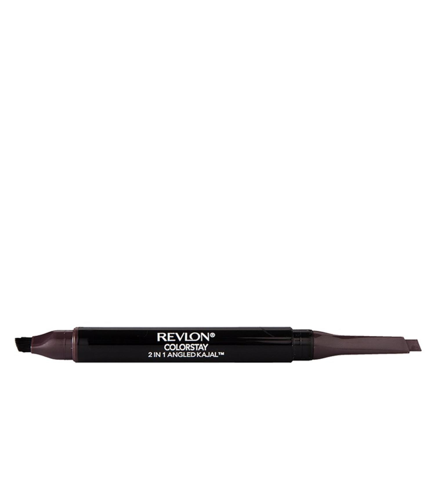 Revlon Colorstay 2-in-1 Angled Kajal Eyeliner 102 Fig 0.10 Ounce - Long-Wearing Formula - Pack of 1 - Buy Online on GoSupps.com
