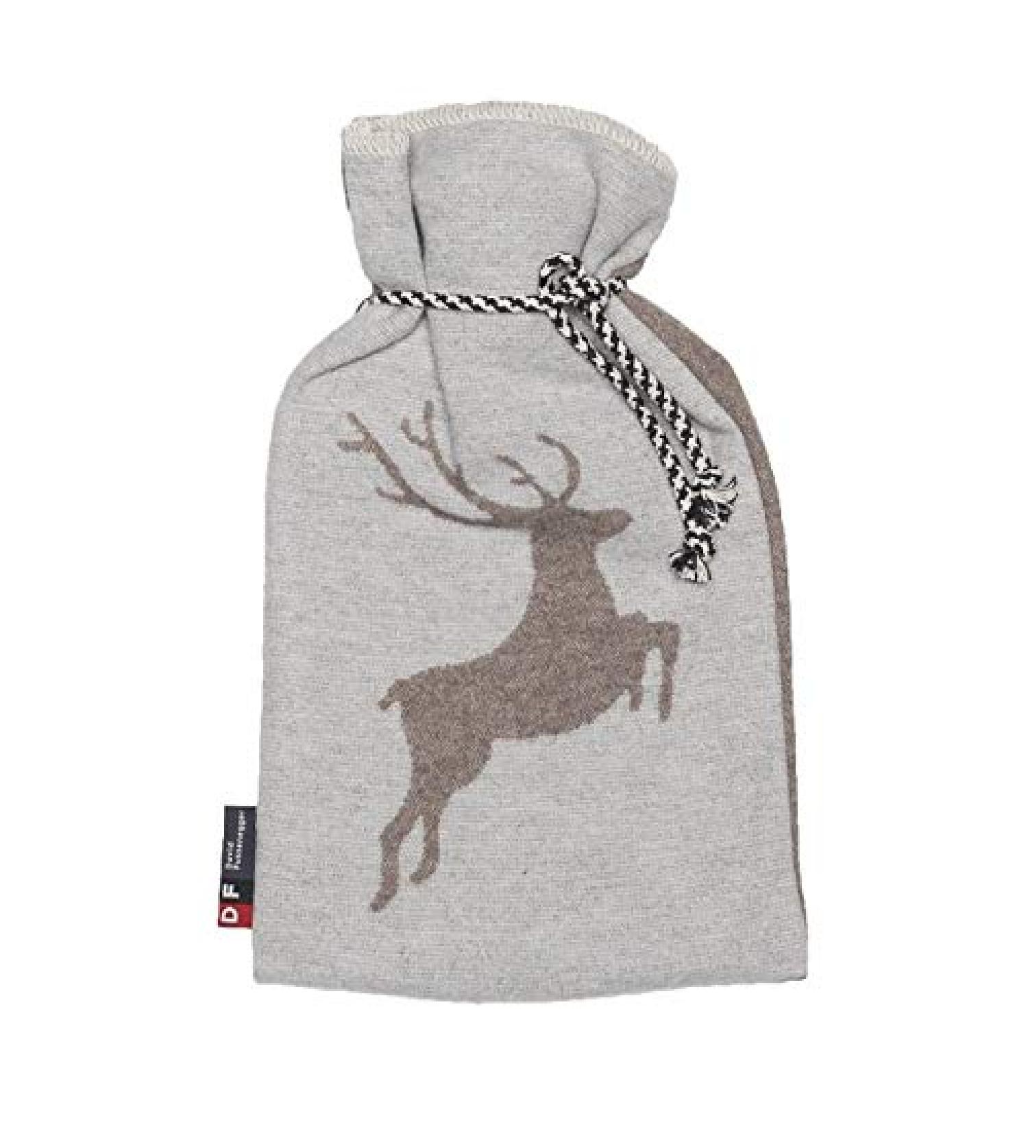 Buy David Fussenegger 2L Hot Water Bottle - Deer Design 21x38 cm Felt | International Shipping - Buy Online on GoSupps.com