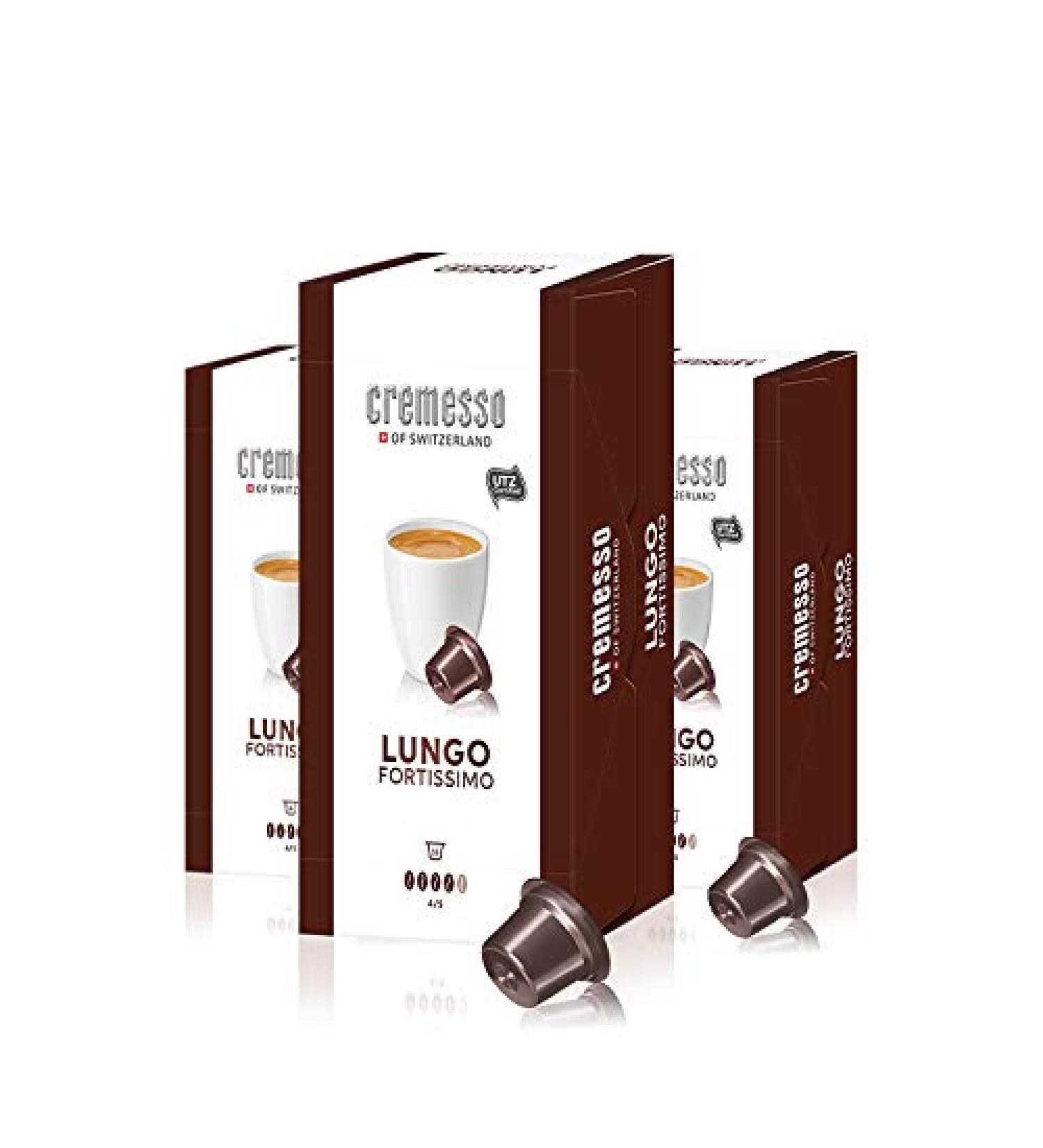 Cremesso Lungo Fortissimo 16 capsules pack of 3