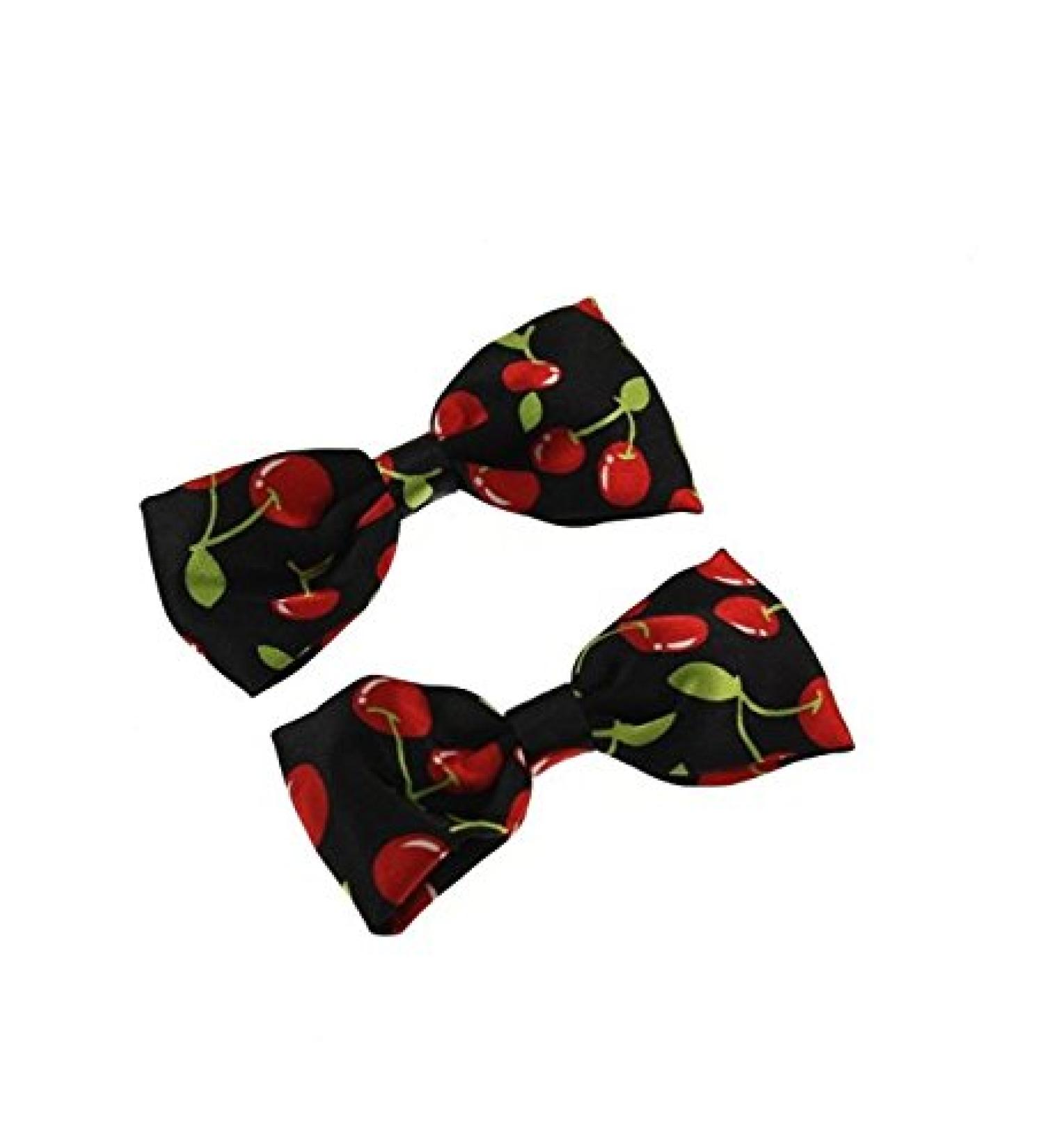 Zac's Alter Ego Pair of Cherry Bows on Crocodile Clip - Buy Online on GoSupps.com