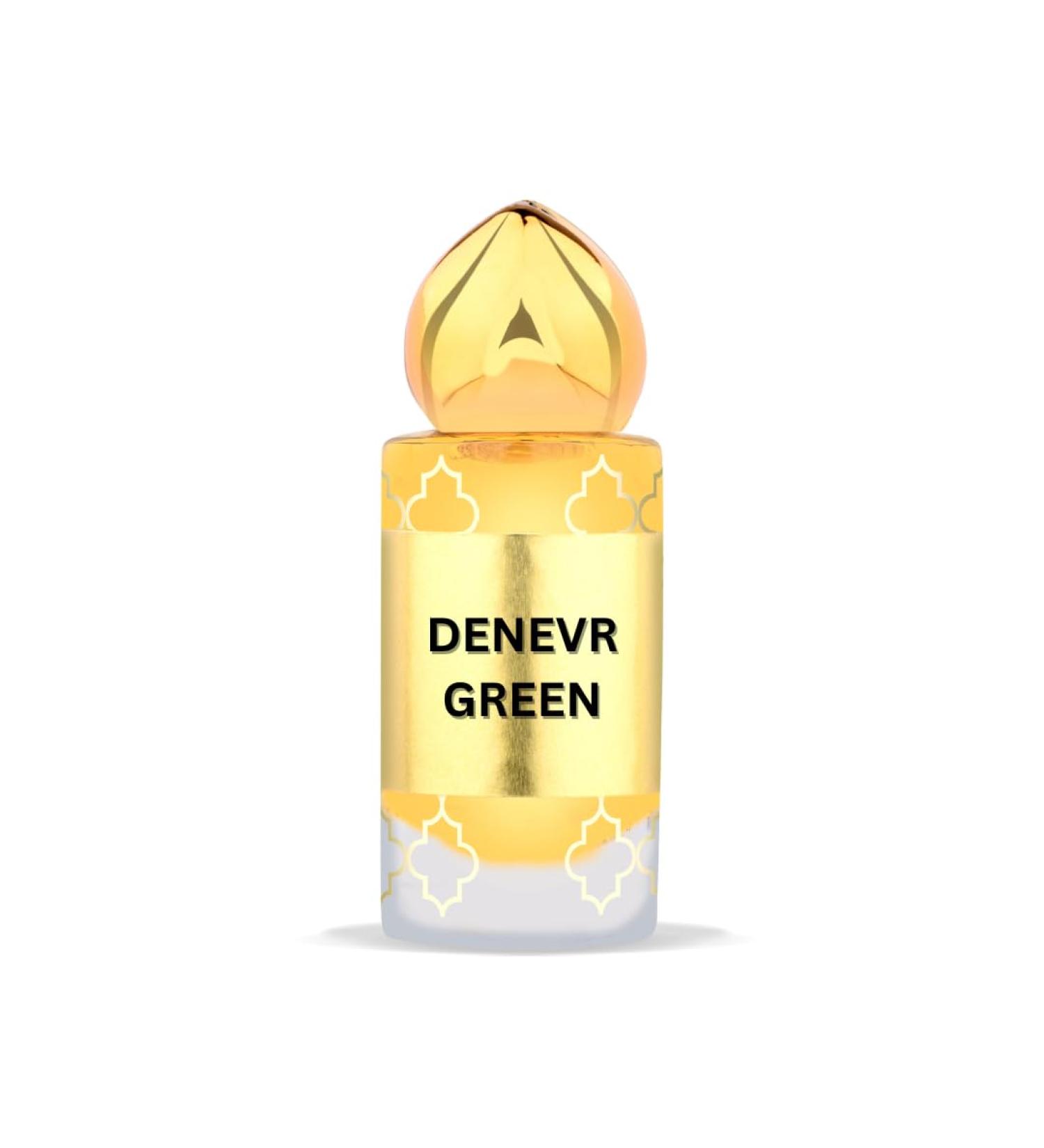 Denevr Green 10ML Men Traditional Fragrance Itr Perfume Oil Floral Attar Long Lasting Atar Ittar 0.33 Floz Freeship.