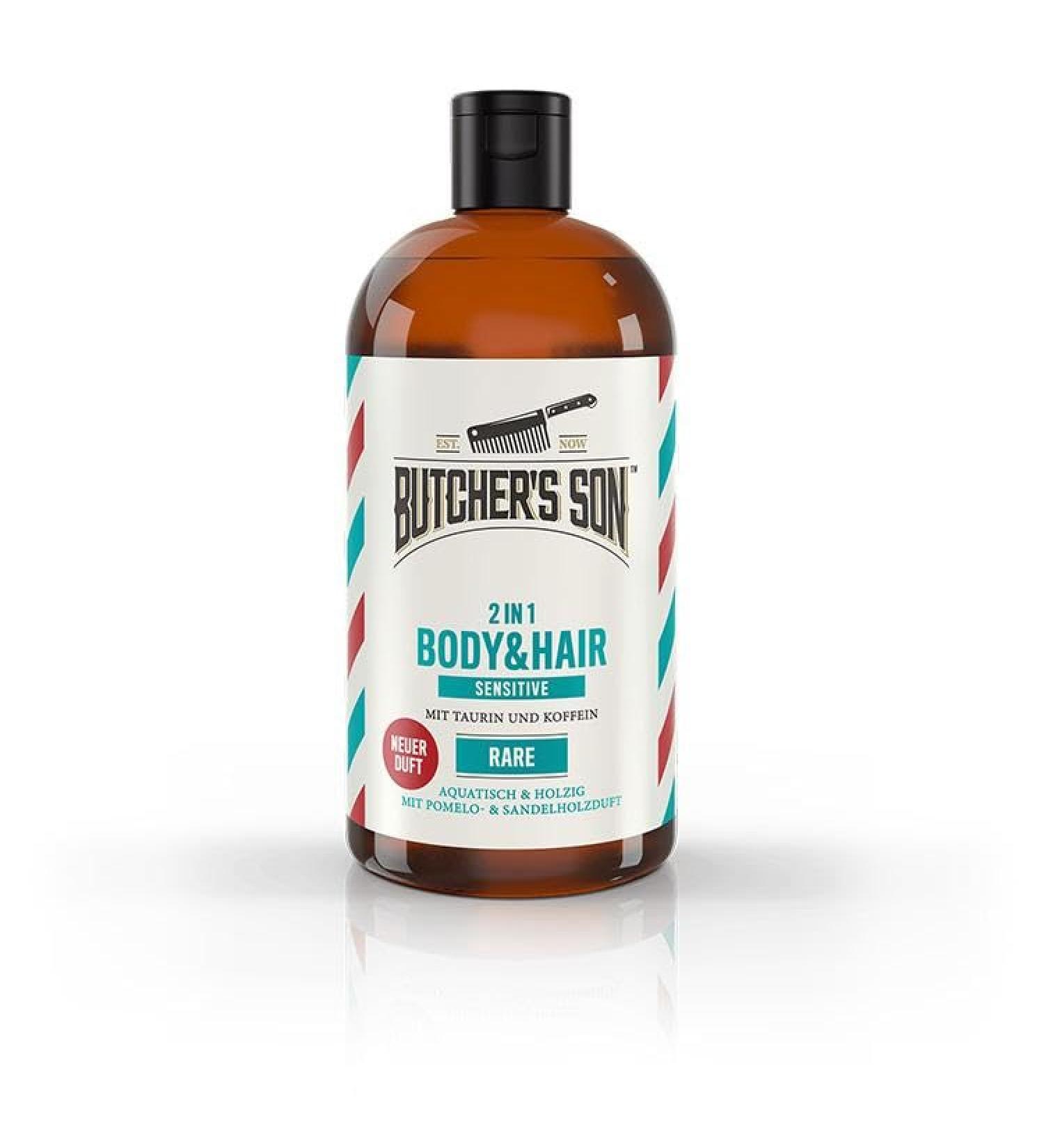 Butchers Son 2in1 Body & Hair Wash - Rare Sensitive Cleansing Moisturizing Sandalwood Scent 420ml - Buy Online on GoSupps.com