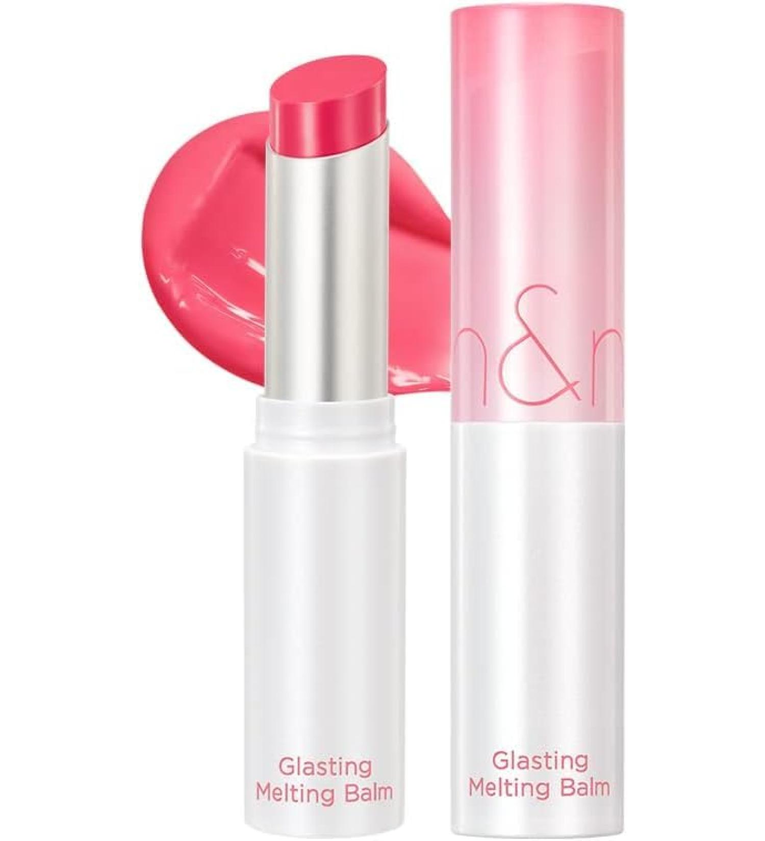 Glasting Melting Balm - High-Shine Hydrating Tinted Lip Balm - Buildable Gloss & Vegan Formula - Korean Glossy Lip Balm with Shea Butter 0.12 oz (#02 Lovey Pink) - Buy Online on GoSupps.com