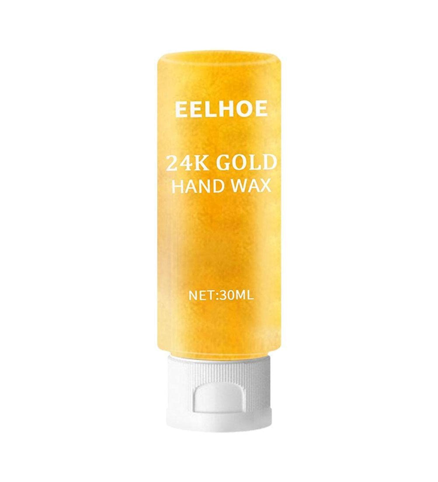 30ml 24K Gold Hand Mask - Moisturizing & Brightening Peel Off Cream for Dry Hands | Anti-Aging Handwax Serum - Buy Online on GoSupps.com