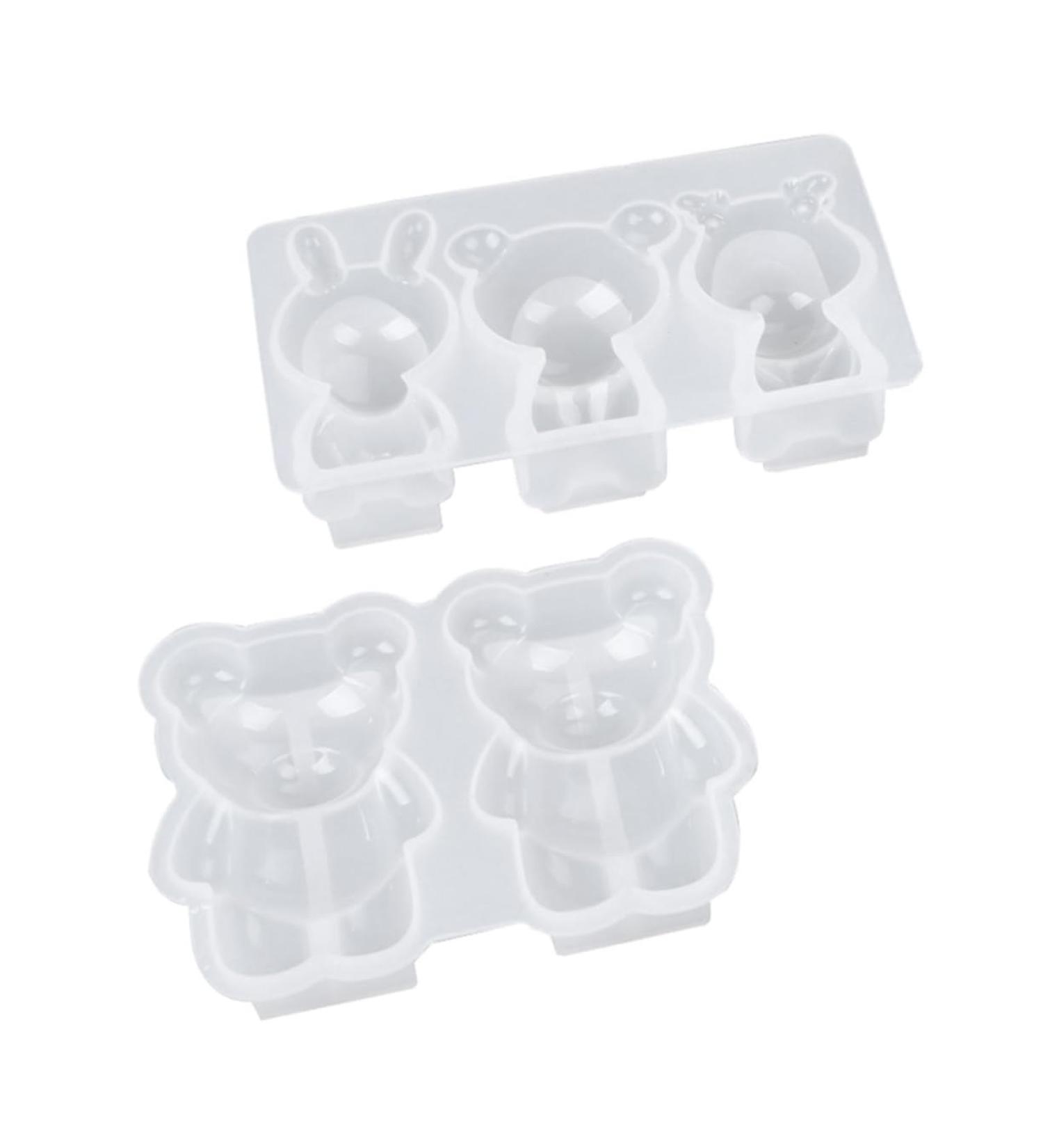Zerodeko 2pcs Doll Silicone Mold Silicone Molds Easter Cake Baking Mold 3D DIY Baking Mold Animal Accessories - Buy Online on GoSupps.com