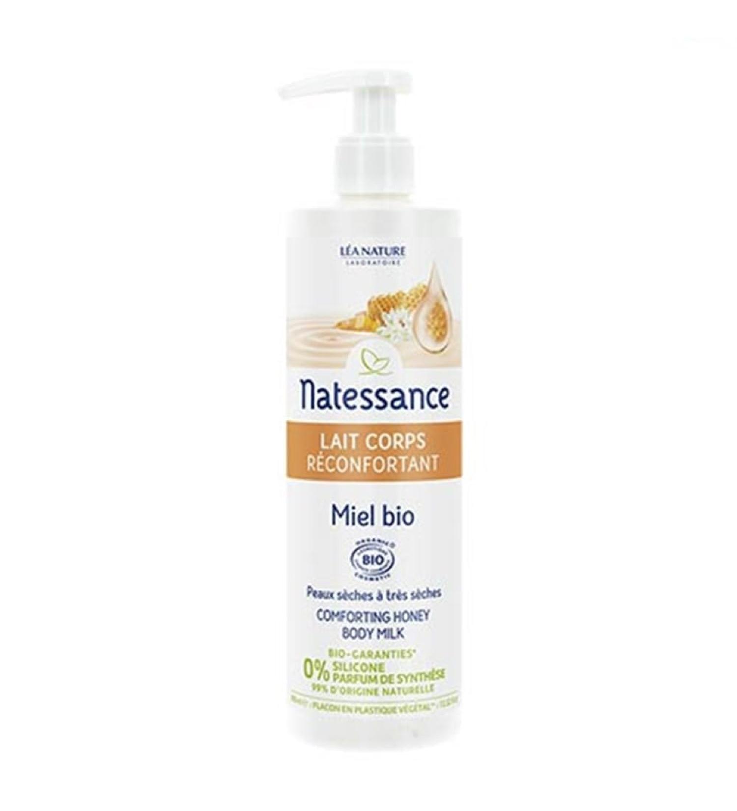 Natessance Lait corps r confortant miel bio 400ml
