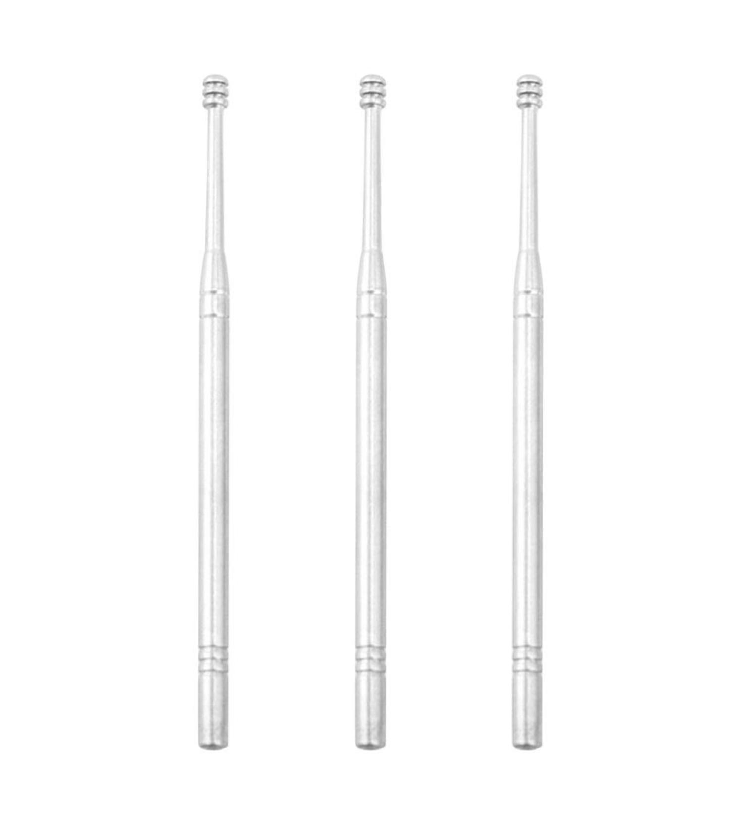 Metal Cleaner 3PCS Stainless Steel Spiral Ear Pick | Ear Wax Removal Tool Kit for Adults - Buy Online on GoSupps.com