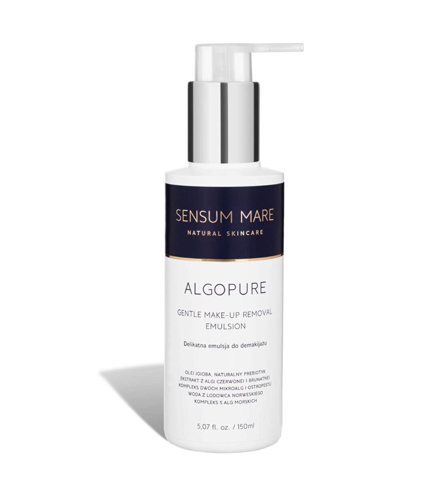Sensum Mare Algopure gentle make-up remover emulsion 14 active ingredients does not irritate the eyes 5 algae 150ml