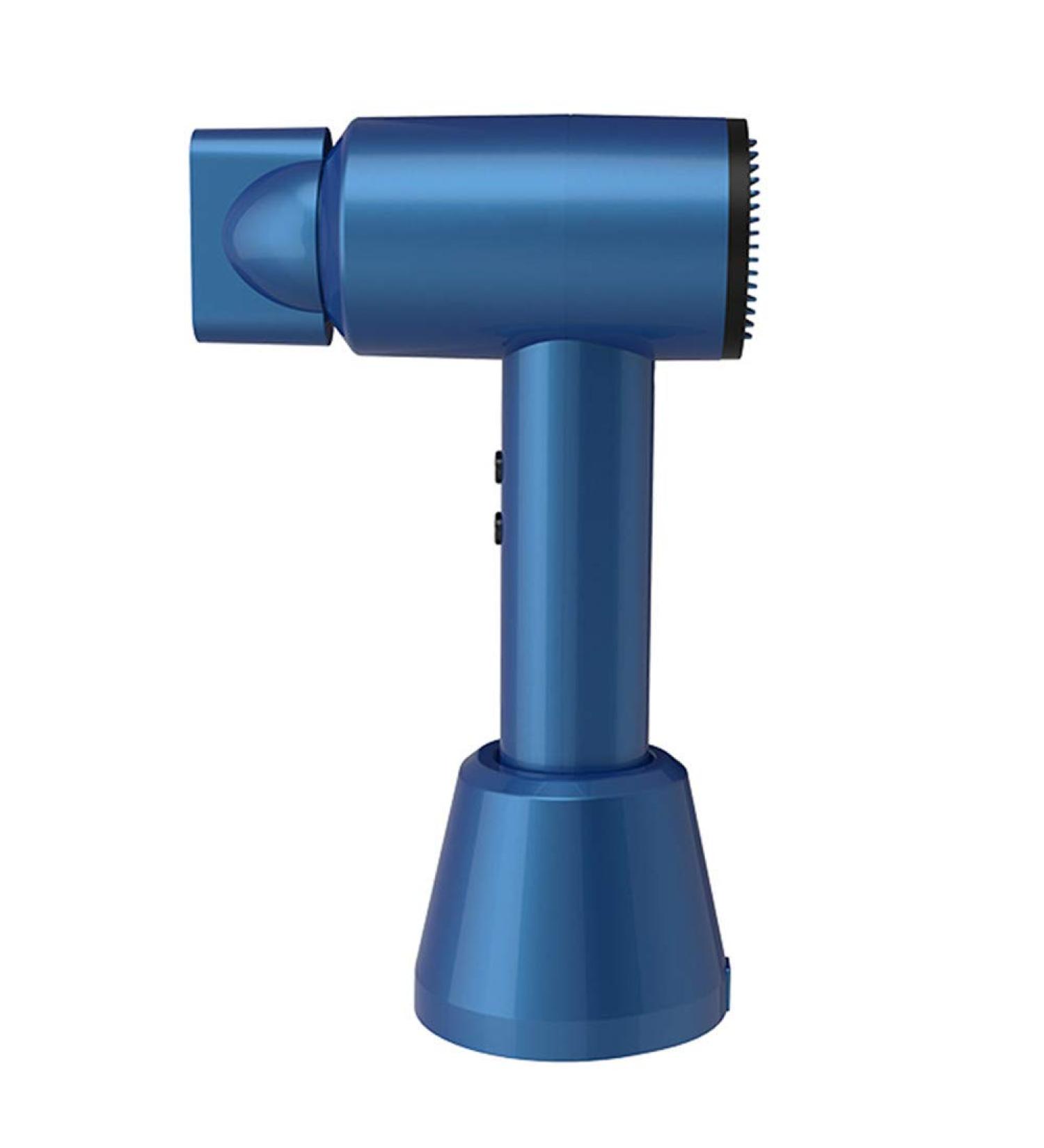 Rechargeable Hair Dryers Travel Cordless Hairdryer Portable Handheld Blow Dryer 5000mAh 6 Gears Hot/Cold Air Camping Wireless Hair Dryers for Outdoor/Home Royal Blue - Buy Online on GoSupps.com