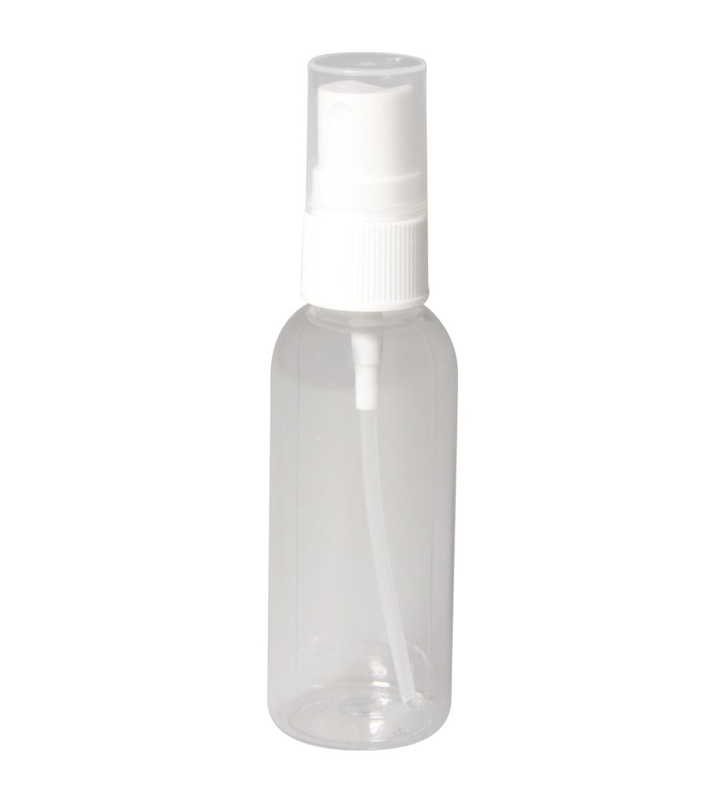 Rayher 38798000 spray bottle 50 ml transparent atomizer bottle made of plastic empty refillable with atomizer pump for fine color fog