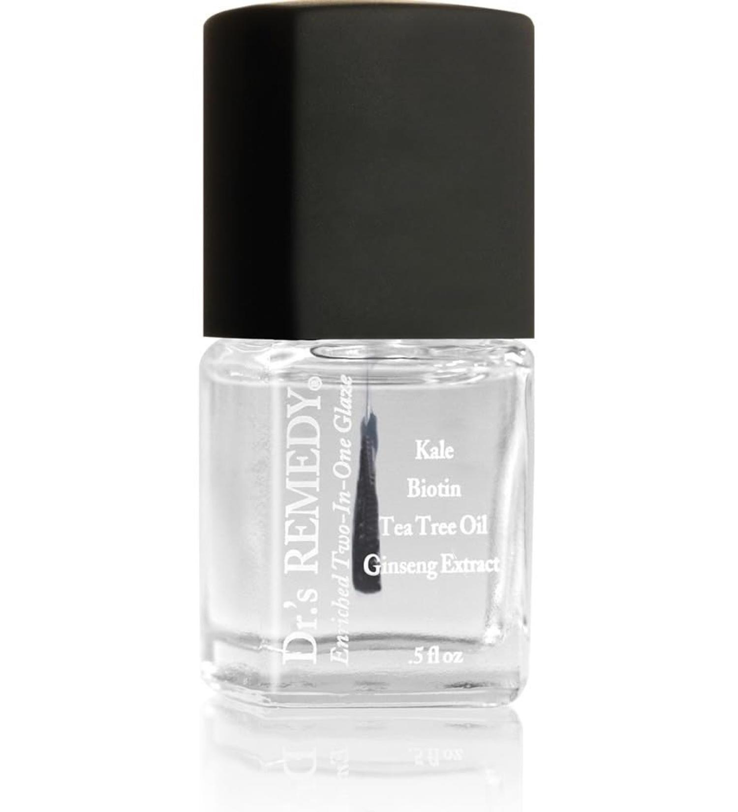 Dr. s Remedy Total Two-In-One Clear Nail Polish - Organic Base & Top Coat Quick Dry 0.5 Fl Oz | International Shipping Available - Buy Online on GoSupps.com