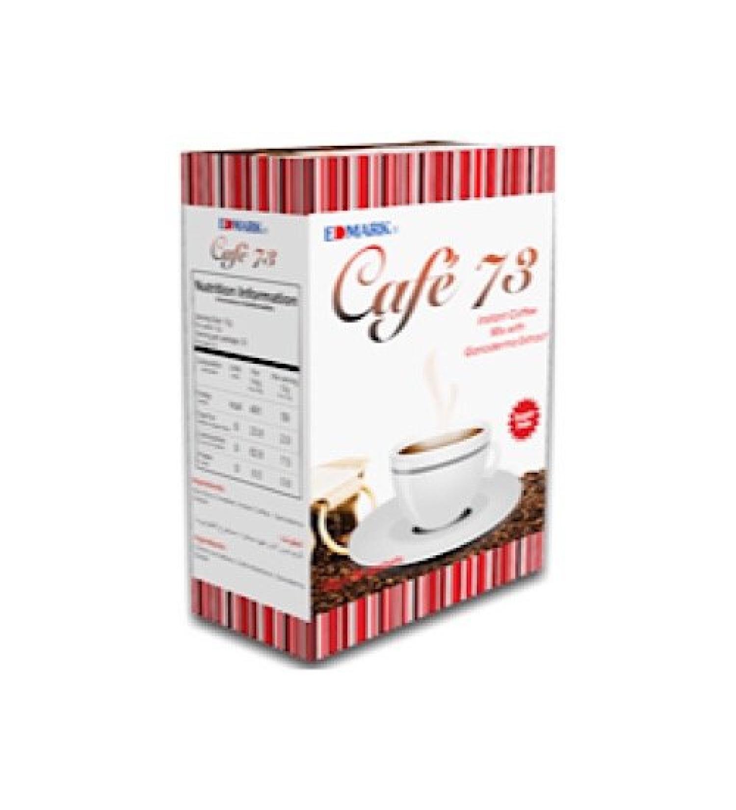 Caf 73 - Edmark - Sans Sucre aux Extraits de Ganoderma - 20 Sachets de 12 g