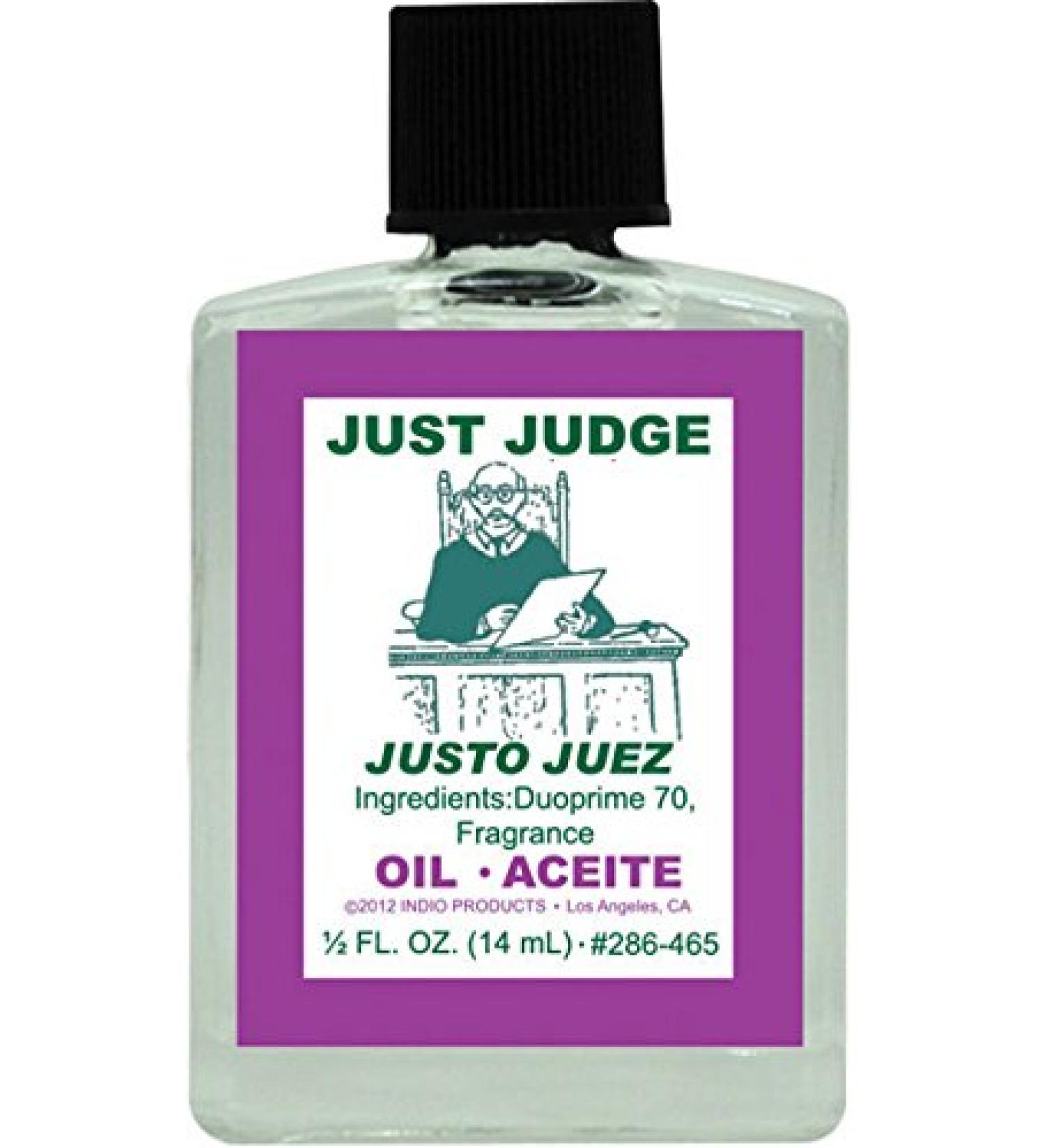 (1Pack) Indio Products Spiritual Anointing Oil- JUST Judge 1/2oz