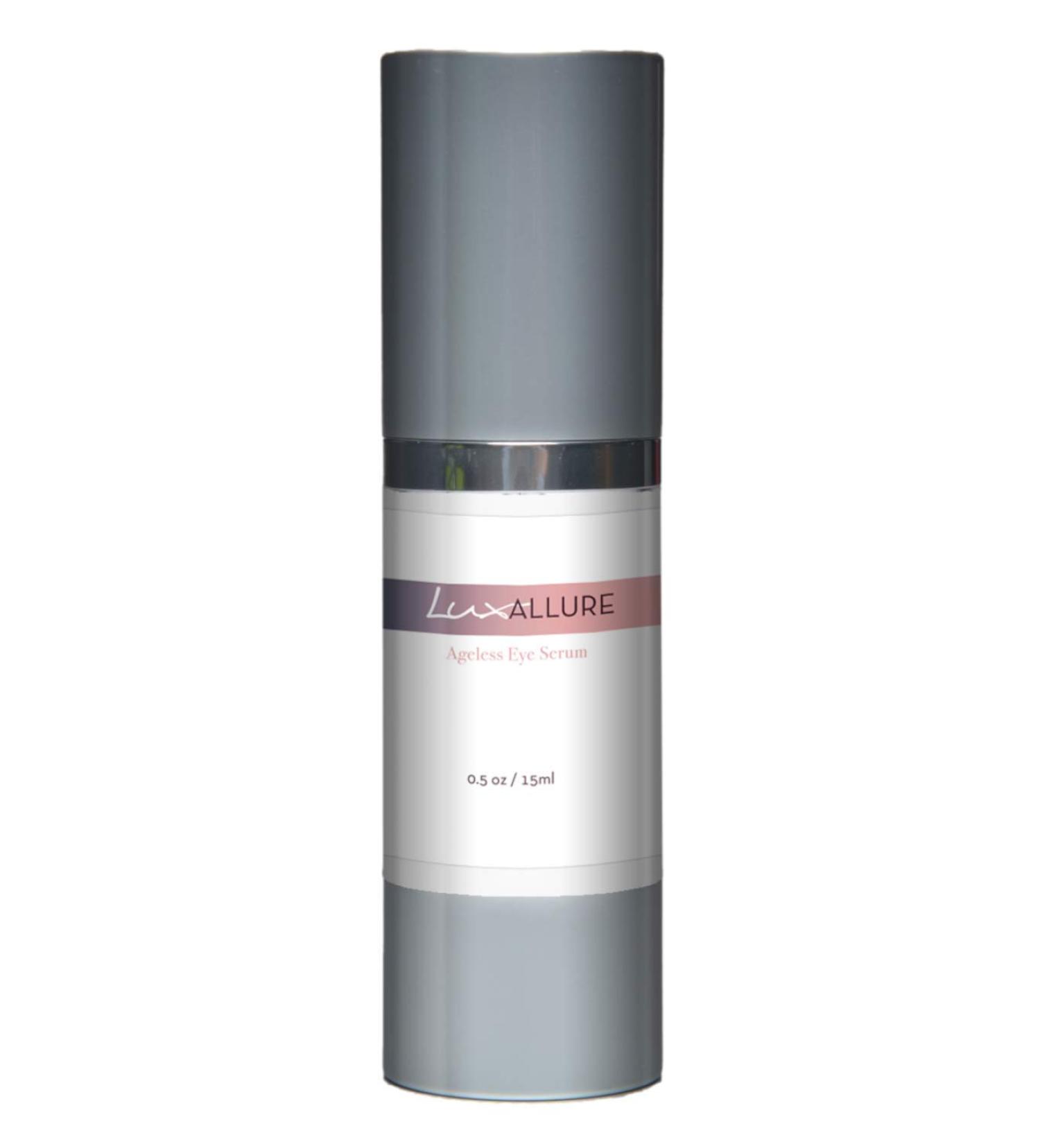 LUX Allure Ageless Eye Serum | Premium Under Eye Treatment | Advanced Anti-Aging Hydration | Restore Youthful Glow (0.5 oz - Buy Online on GoSupps.com