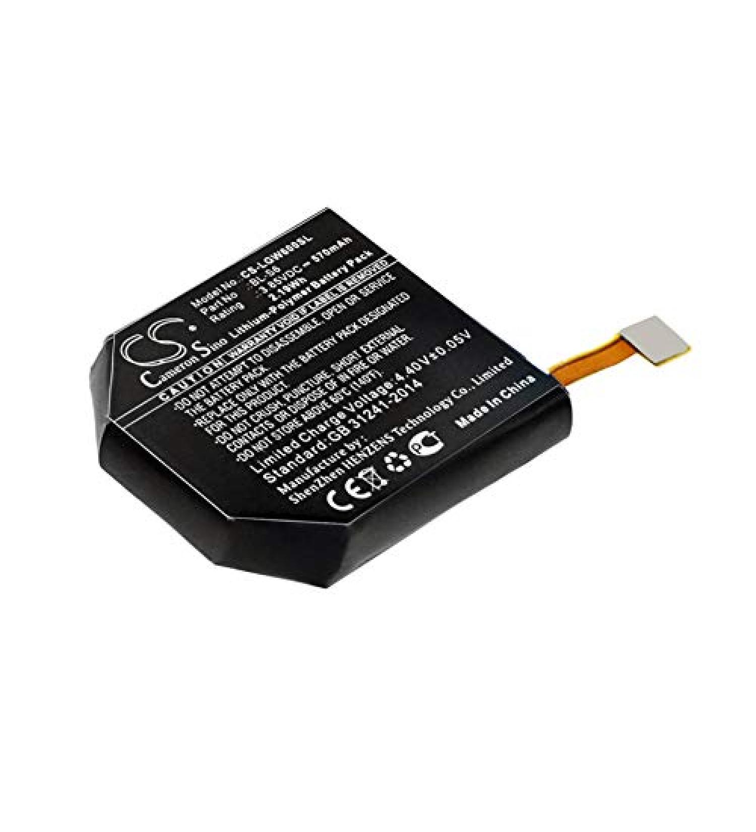 Buy BL-S6 570mAh Battery for Watch Urbane LTE - High Performance Long-lasting Power Fast Shipping Worldwide - Buy Online on GoSupps.com