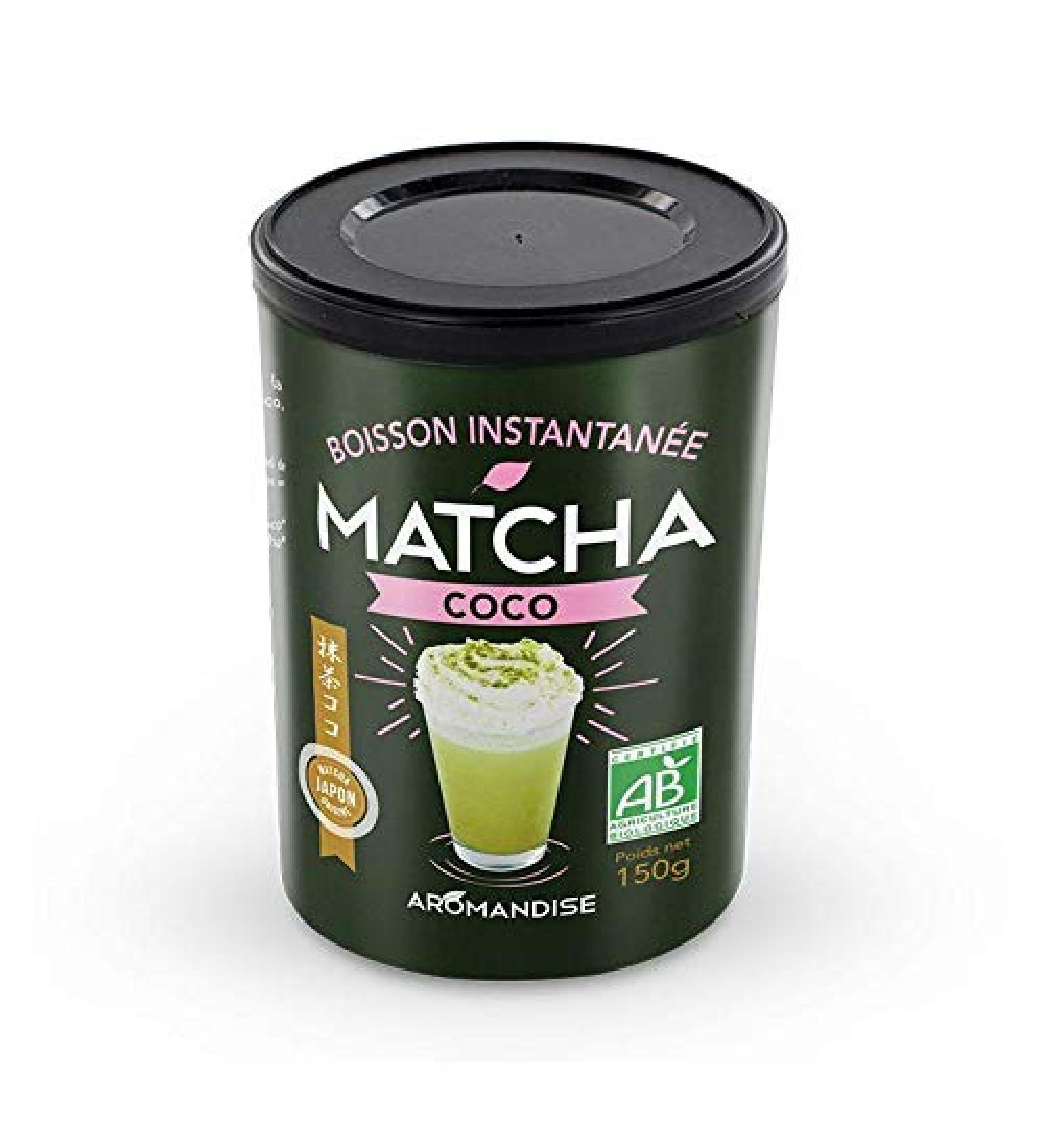  Aromandise Instant drink - Matcha coco - 150g - Buy Online on GoSupps.com