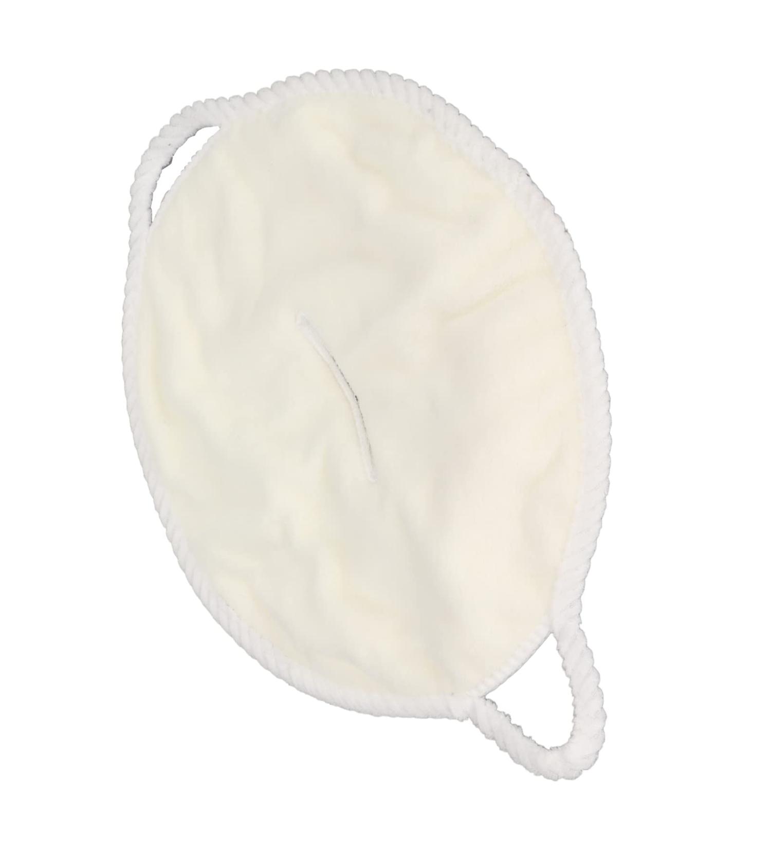 Hot Compress Facial Towel Portable Skin Friendly Reusable Skin Care Facial Towel Coral Fleece for Women for Beauty Salon for Home(One-hole mounting ear) - Buy Online on GoSupps.com
