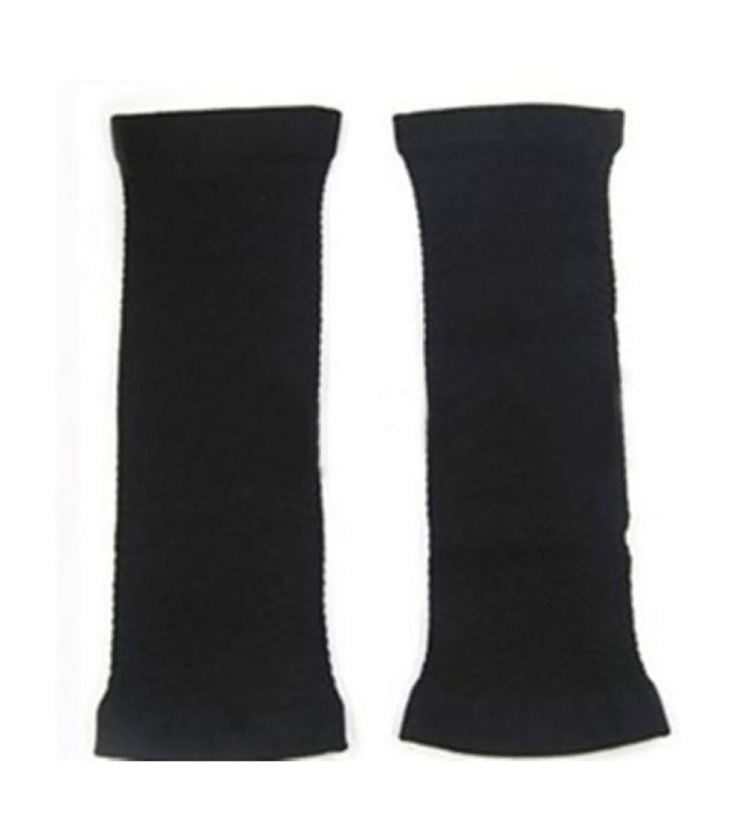 Heallily 1 pair of black upper arm formers for women oversize for weight loss postoperative slimmer compression bandages black unit size