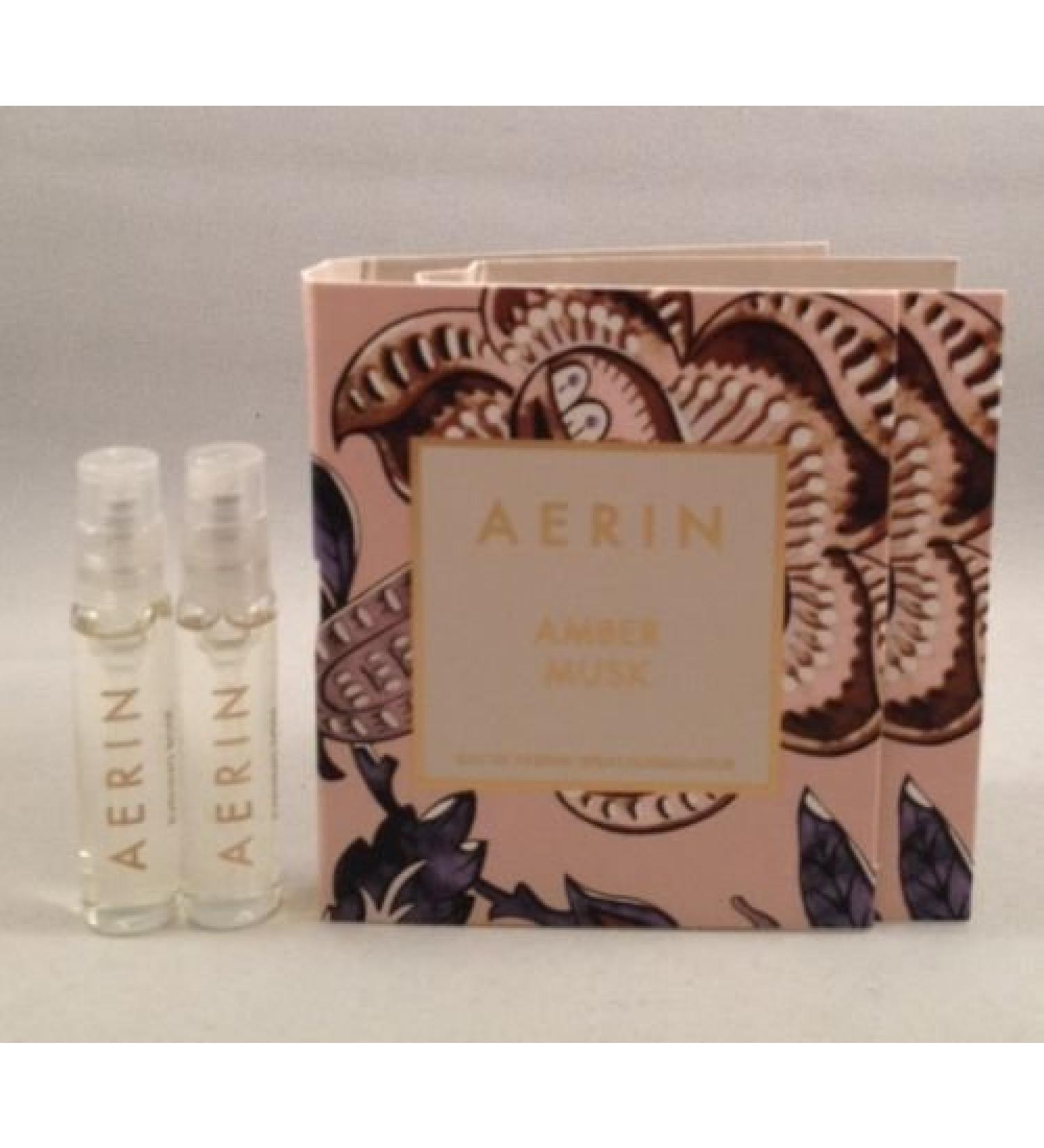AERIN 2 Amber Musk Eau De Parfum Sample Vial Spray 0.07oz/2 Ml