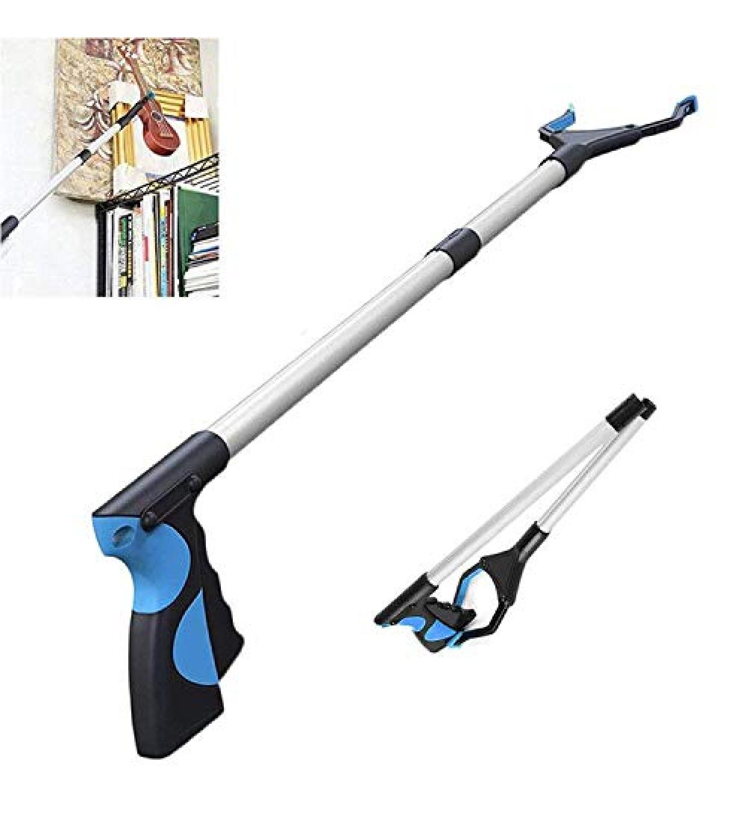 Buy Griffin Aid 81.3 cm - Foldable Lightweight Arm Extension for Waste Collection - Ideal Gripping Aid for Seniors (Blue) - Buy Online on GoSupps.com