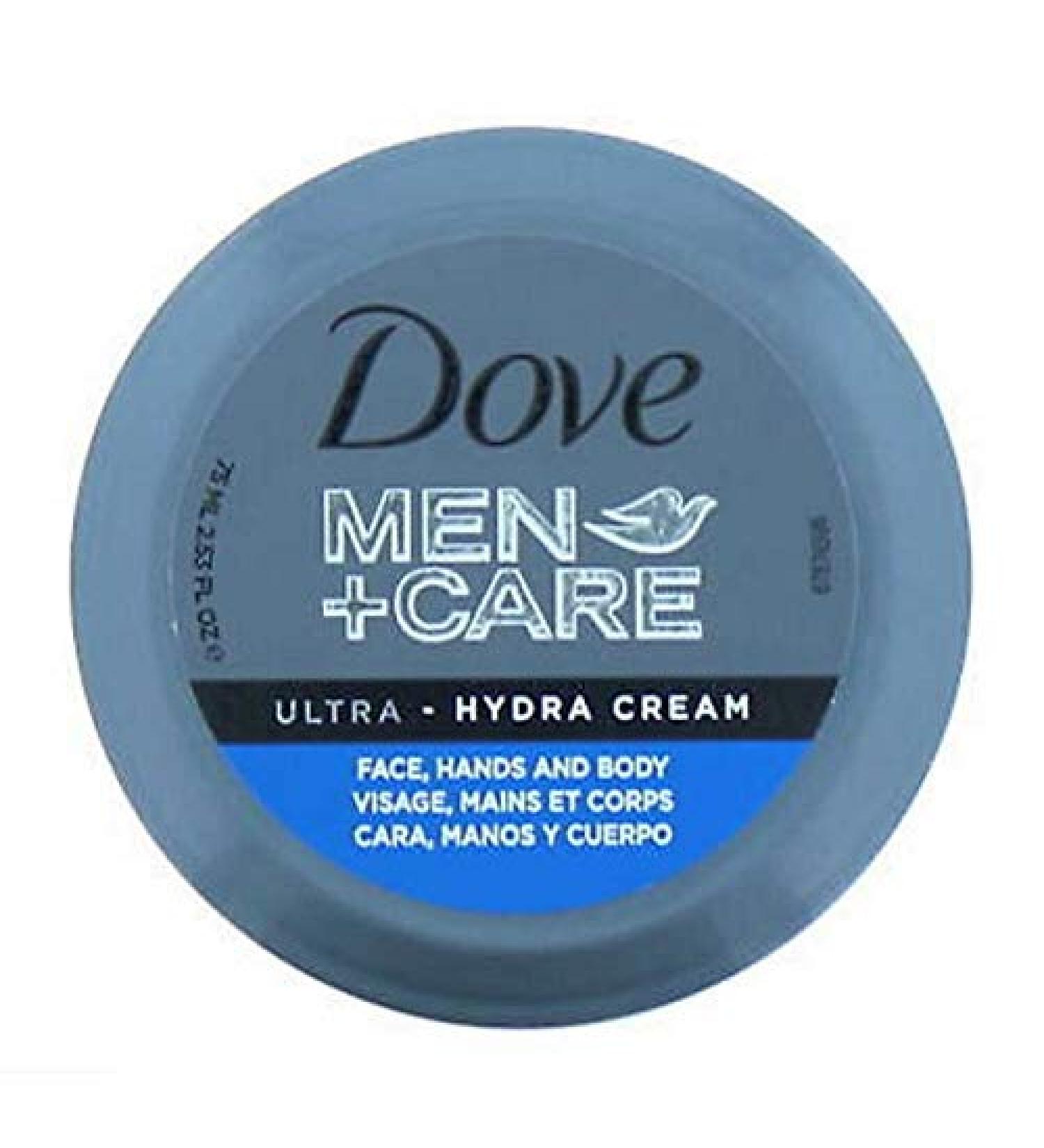 Dove Men+Care - Hydra Cream - for face body hands - Pack of 6 (6 x 75ml) 75 ml (Pack of 6)