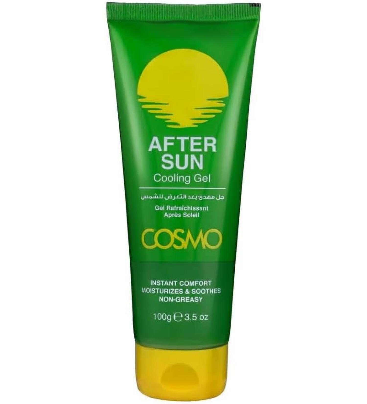 CD COSMO DESIGNS After Sun Cooling Gel 100g | 3.38 fl.oz Instant Comfort | for Men and Women