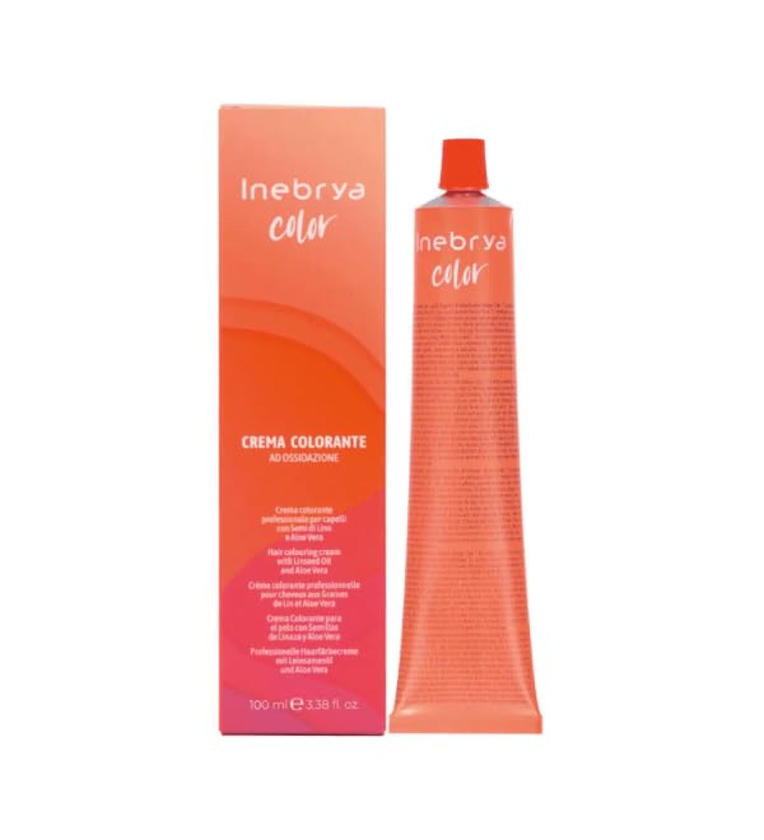 Inebrya Crema Colore permanente per Capelli Con Semi di Lino e Aloe Vera 100ml - 5/20 Castano Chiaro Viola Cherry