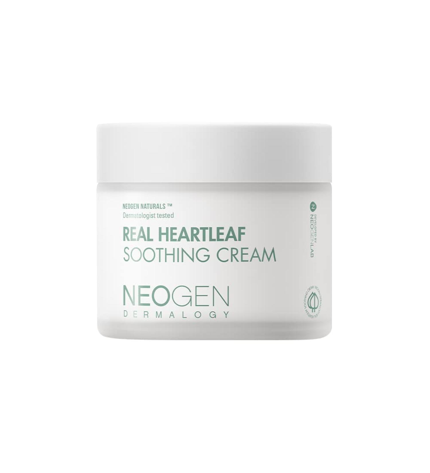 Buy DERMALOGY by NEOGENLAB Real Heartleaf Soothing Cream 80g - Soothing Hydration for Sensitive Skin | Fast International Shipping - Buy Online on GoSupps.com