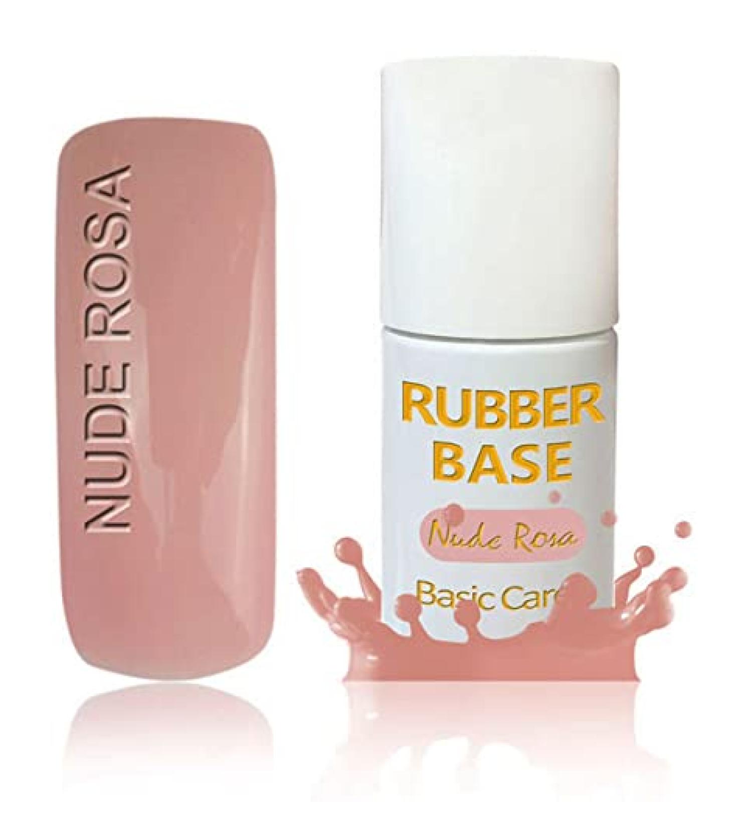 UV/LED Base Gel RubberGel Brush Bottle Spreading Gel Camouflage/MakeUp Gel (NUDE PINK)