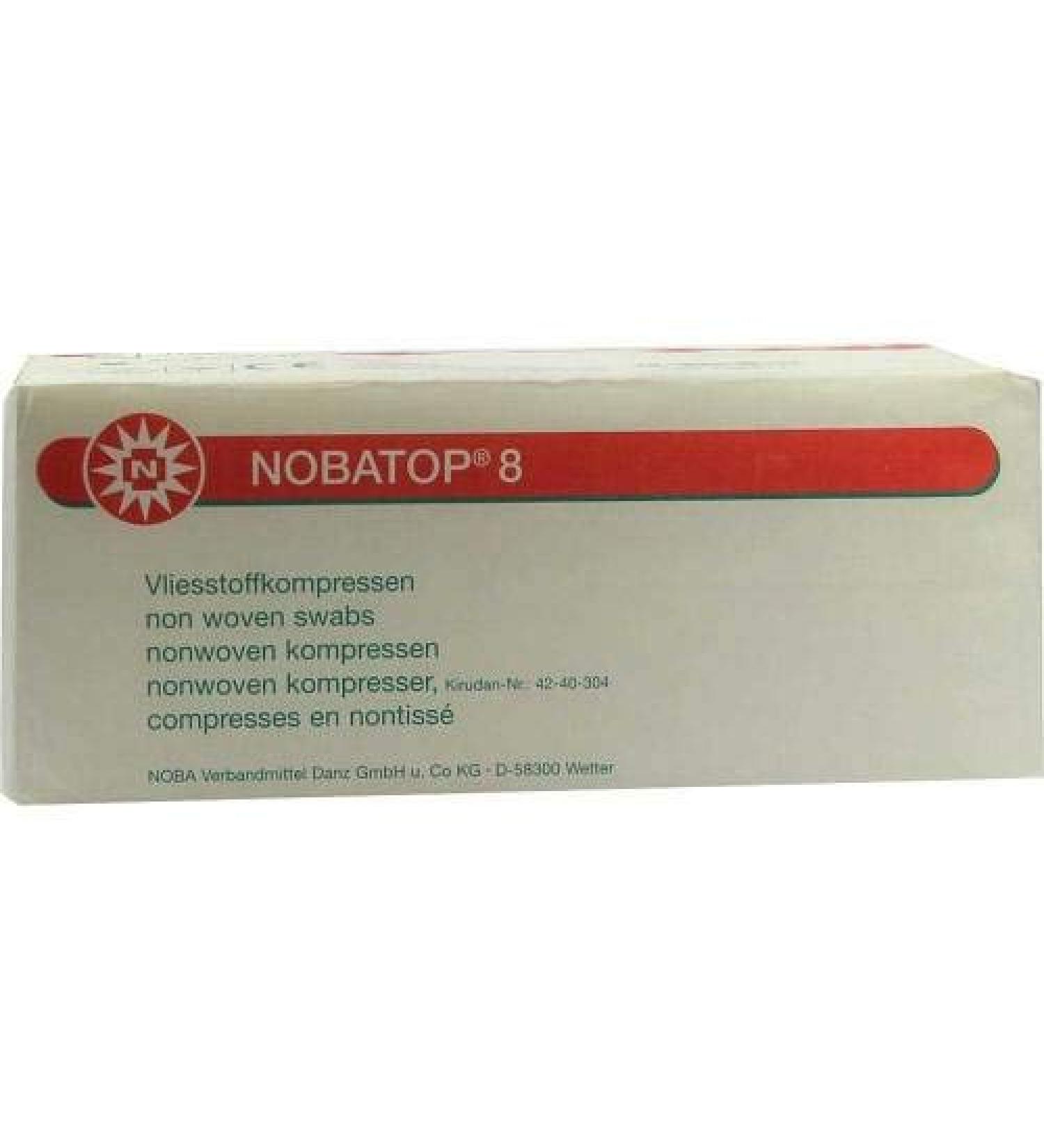 NOBATOP 8 compresses 7.5x7.5 cm non-sterile 200 pcs
